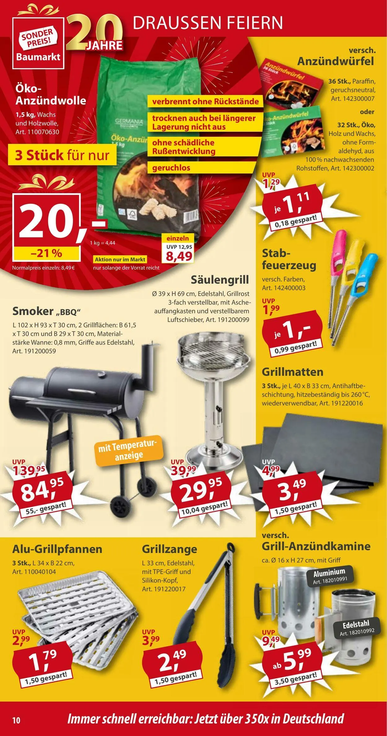 Sonderpreis Baumarkt Aktueller Prospekt von 10. Mai bis 24. Mai 2025 - Prospekt seite 10