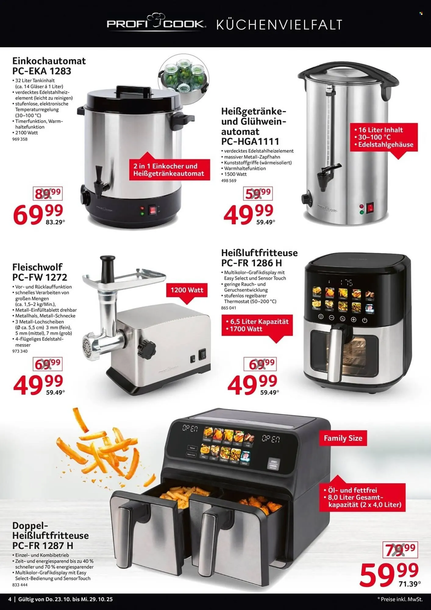 Selgros Prospekt von 23. Oktober bis 29. Oktober 2025 - Prospekt seite 4