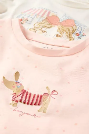 Multipack of 2 - dog - short sleeve T-shirt