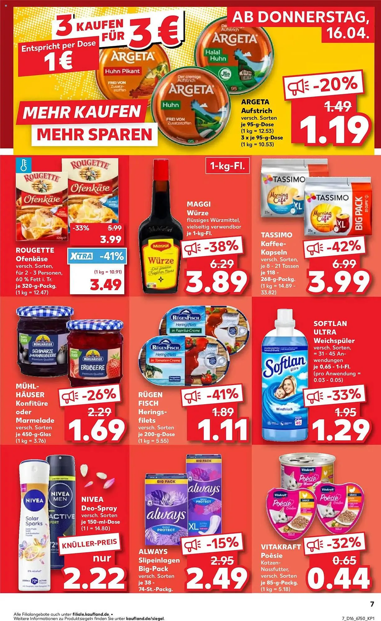 Kaufland Prospekt von 16. April bis 22. April 2026 - Prospekt seite 7
