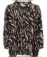 Gemusterte Bluse