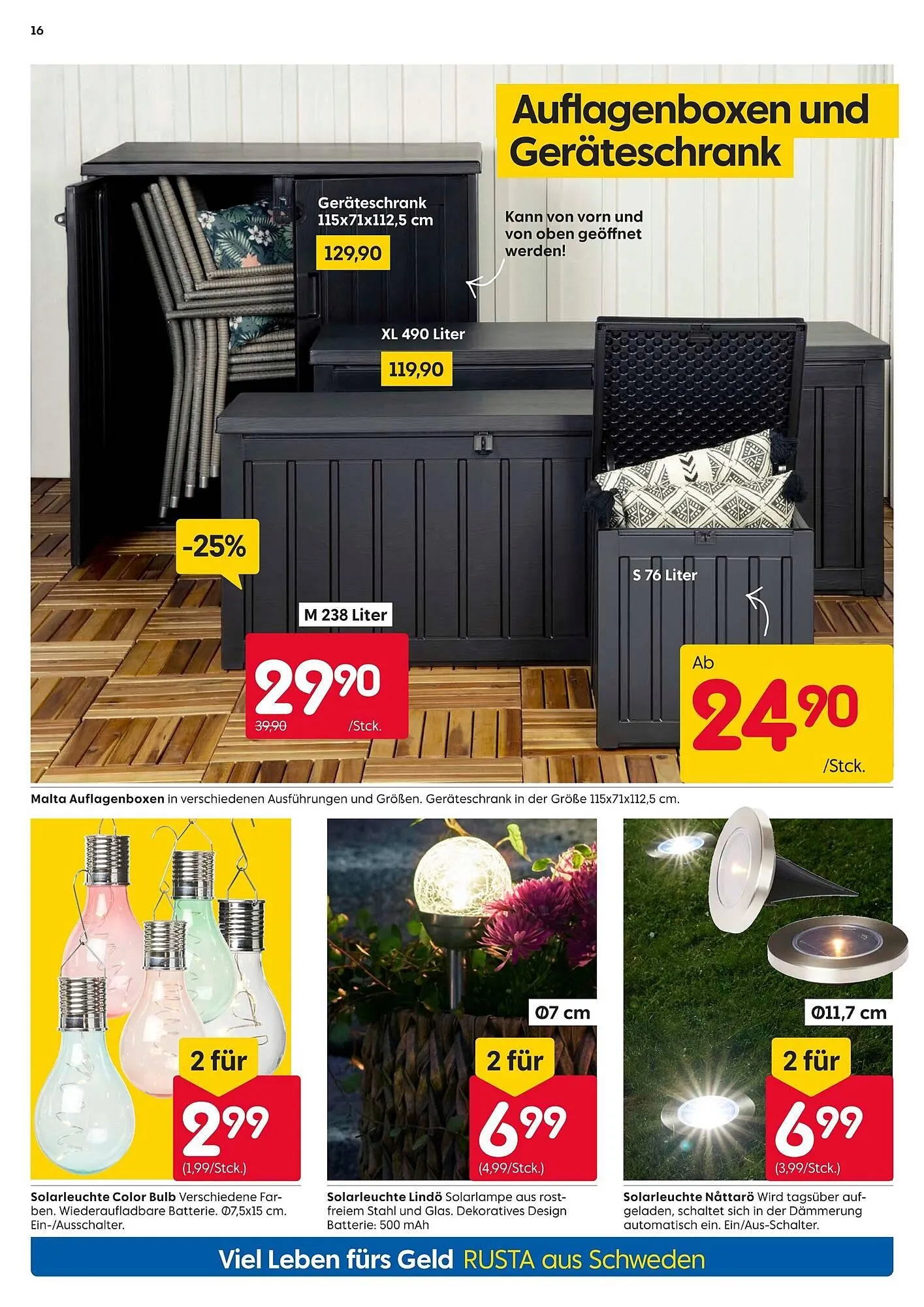 Rusta Prospekt von 12. April bis 18. April 2025 - Prospekt seite 16