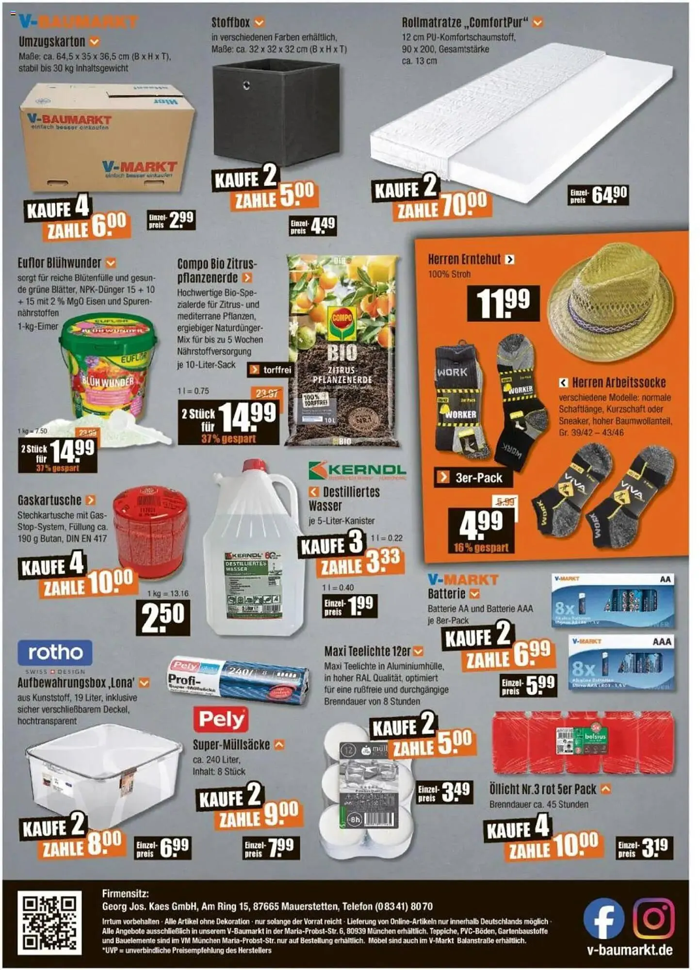 V Baumarkt Prospekt von 8. Mai bis 14. Mai 2025 - Prospekt seite 12