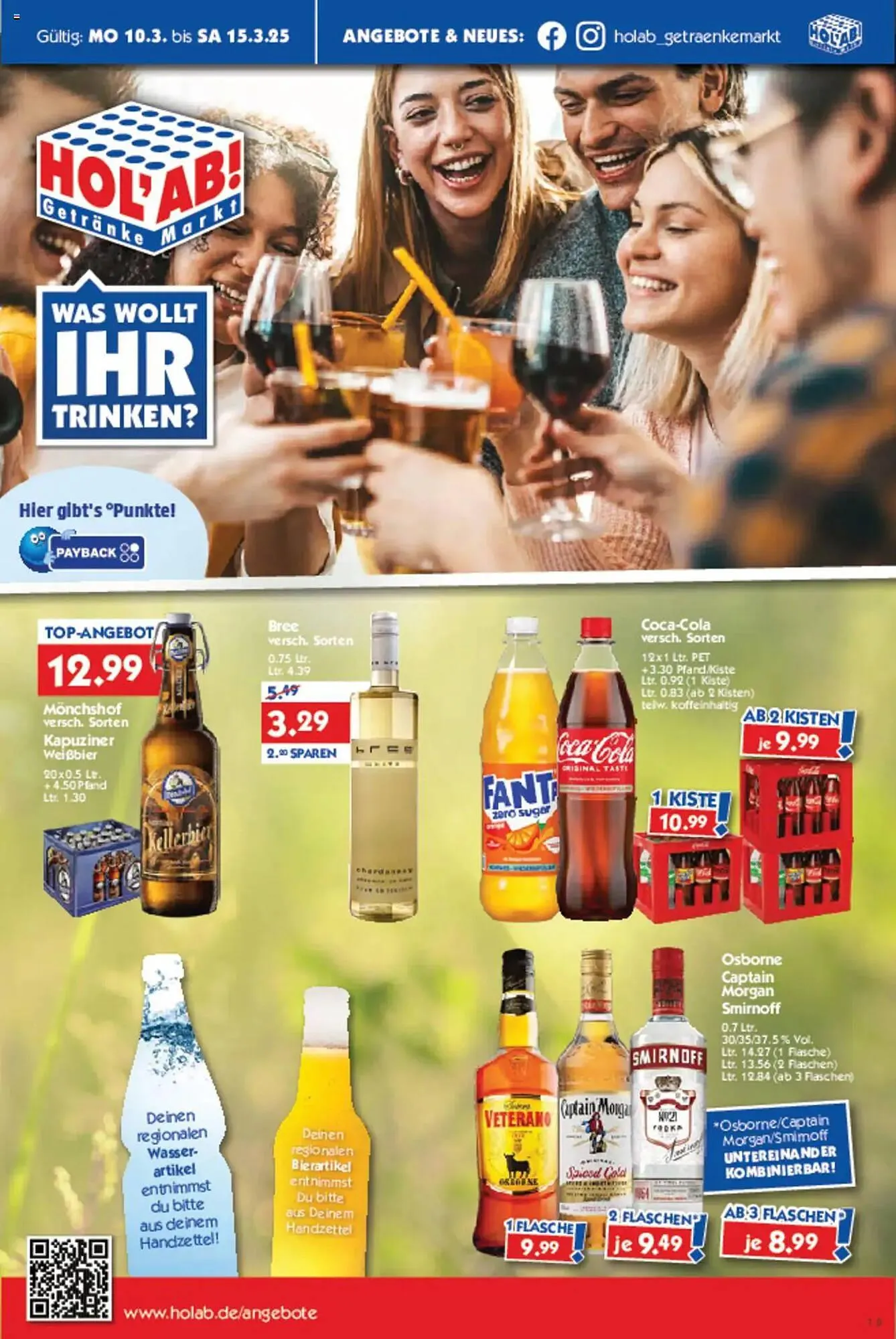 Holab Getränkemarkt Prospekt - 1