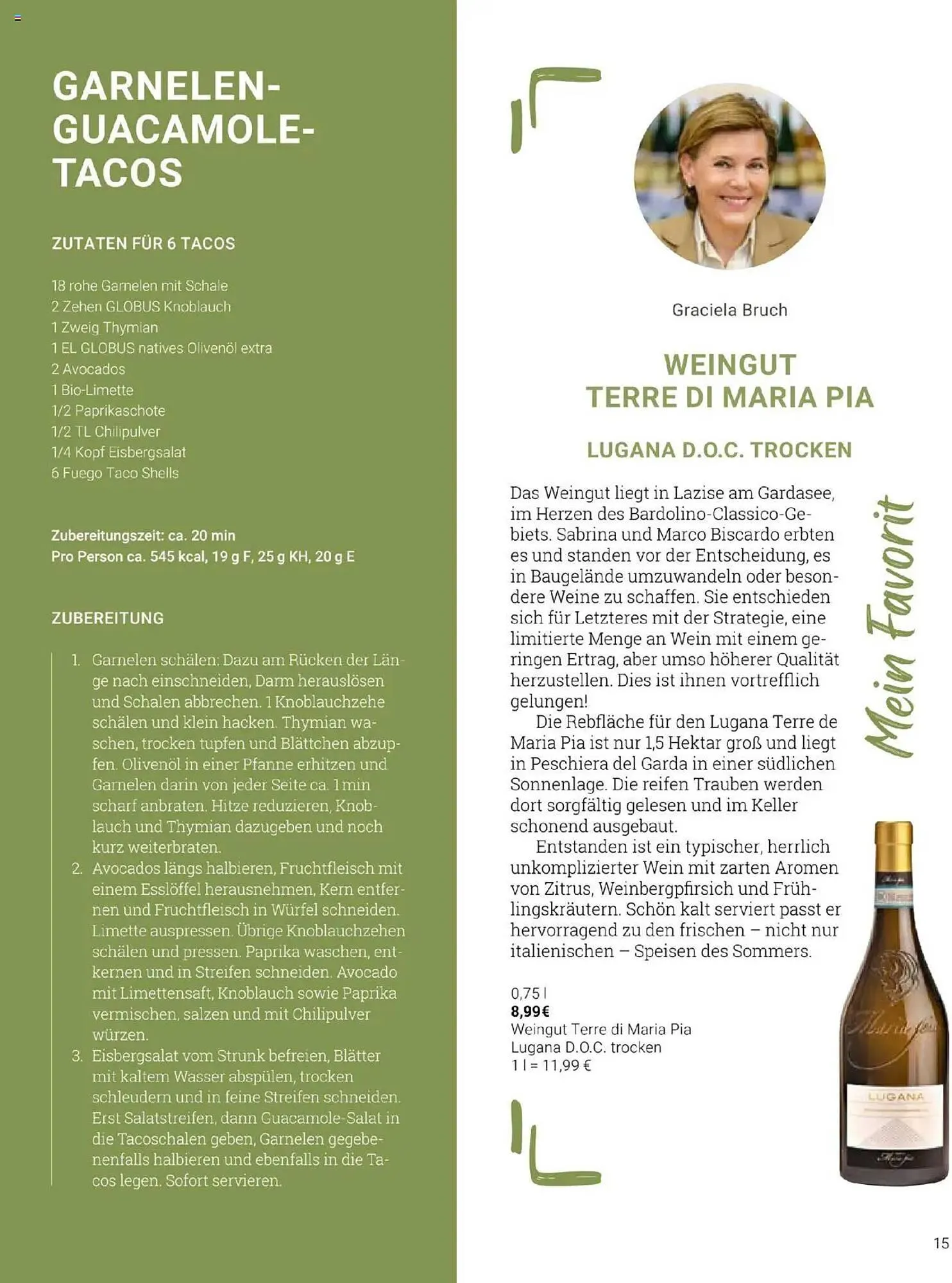 Globus Prospekt von 1. August bis 31. August 2025 - Prospekt seite 15