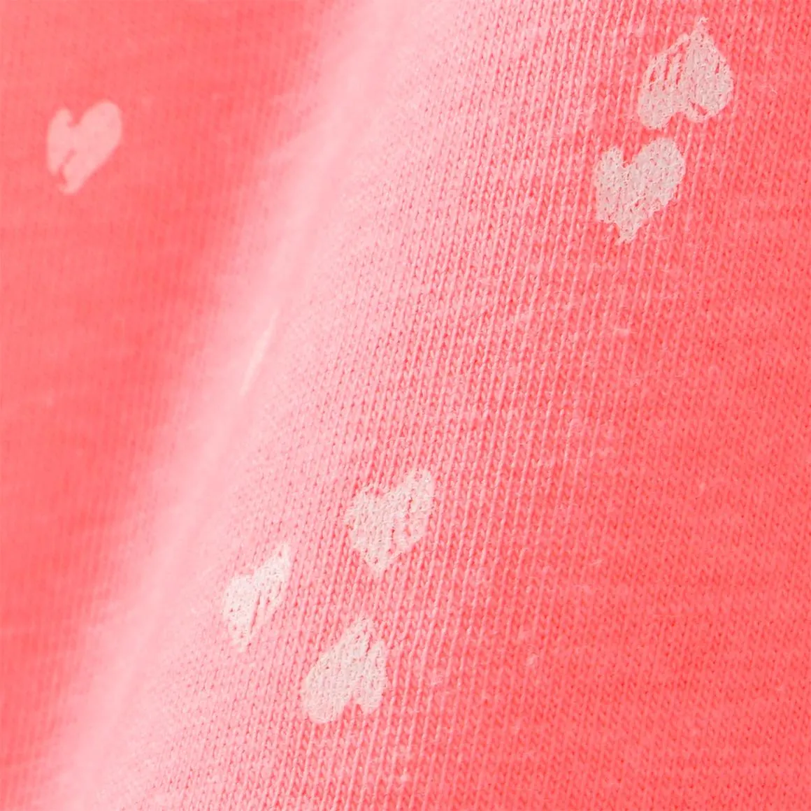 Mädchen Kleid mit Herzen allover