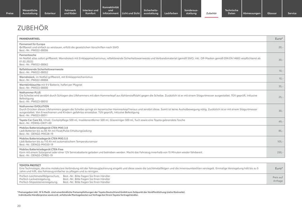 Toyota Corolla Cross von 3. April bis 3. April 2025 - Prospekt seite 20