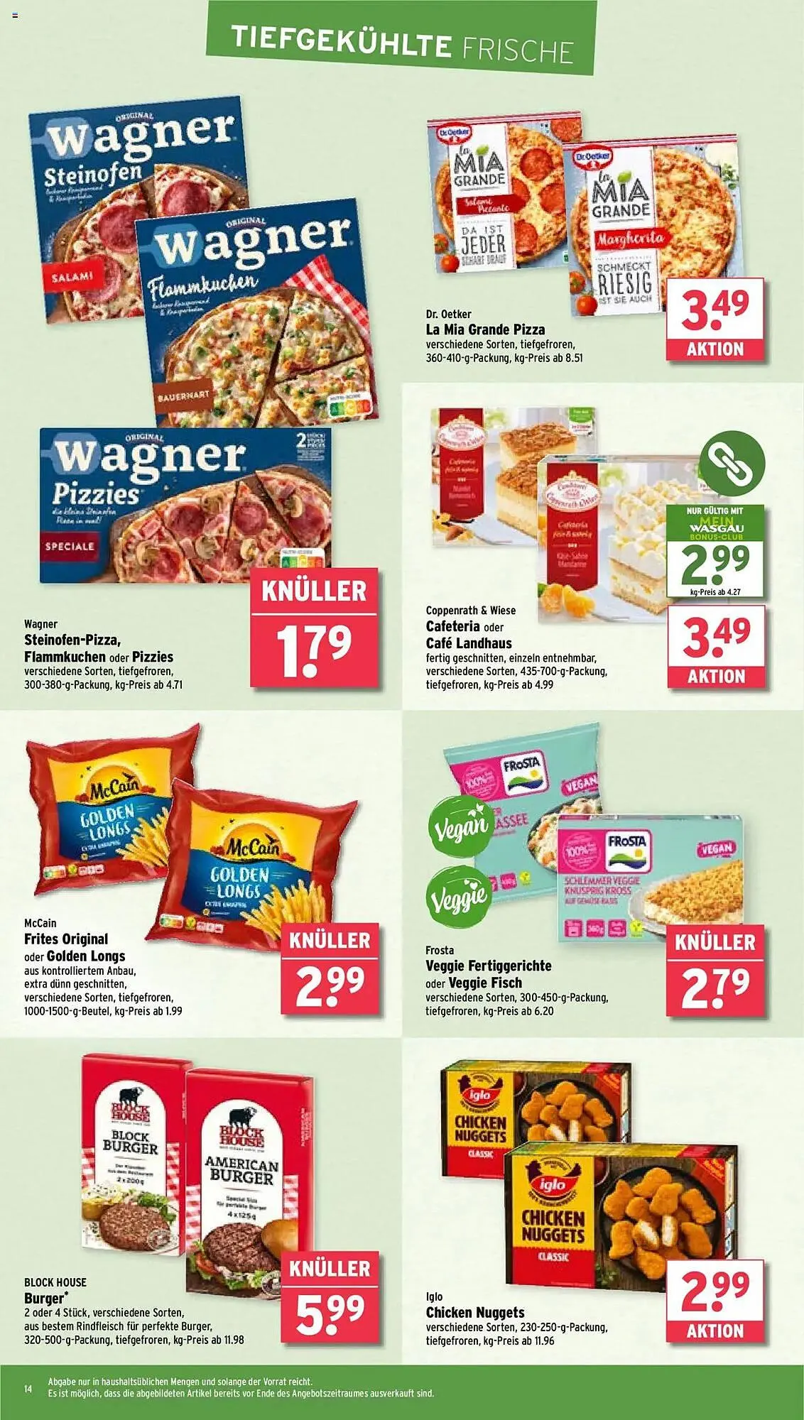 Wasgau Prospekt von 22. April bis 27. April 2025 - Prospekt seite 14