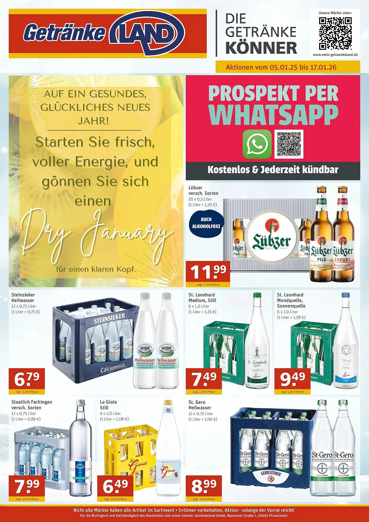 Getränkeland Prospekt - 1