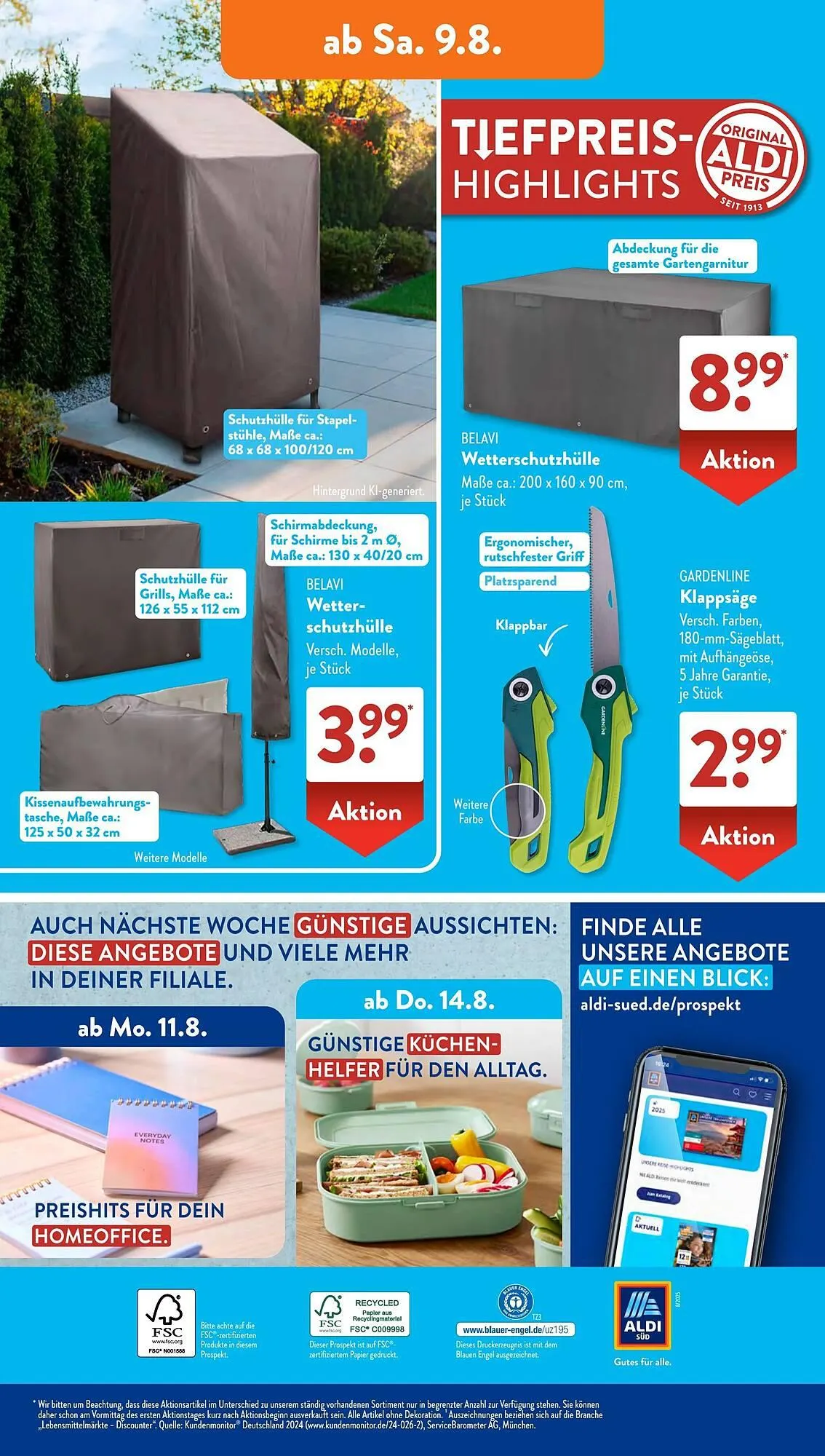 Aldi Süd Prospekt von 4. August bis 10. August 2025 - Prospekt seite 19