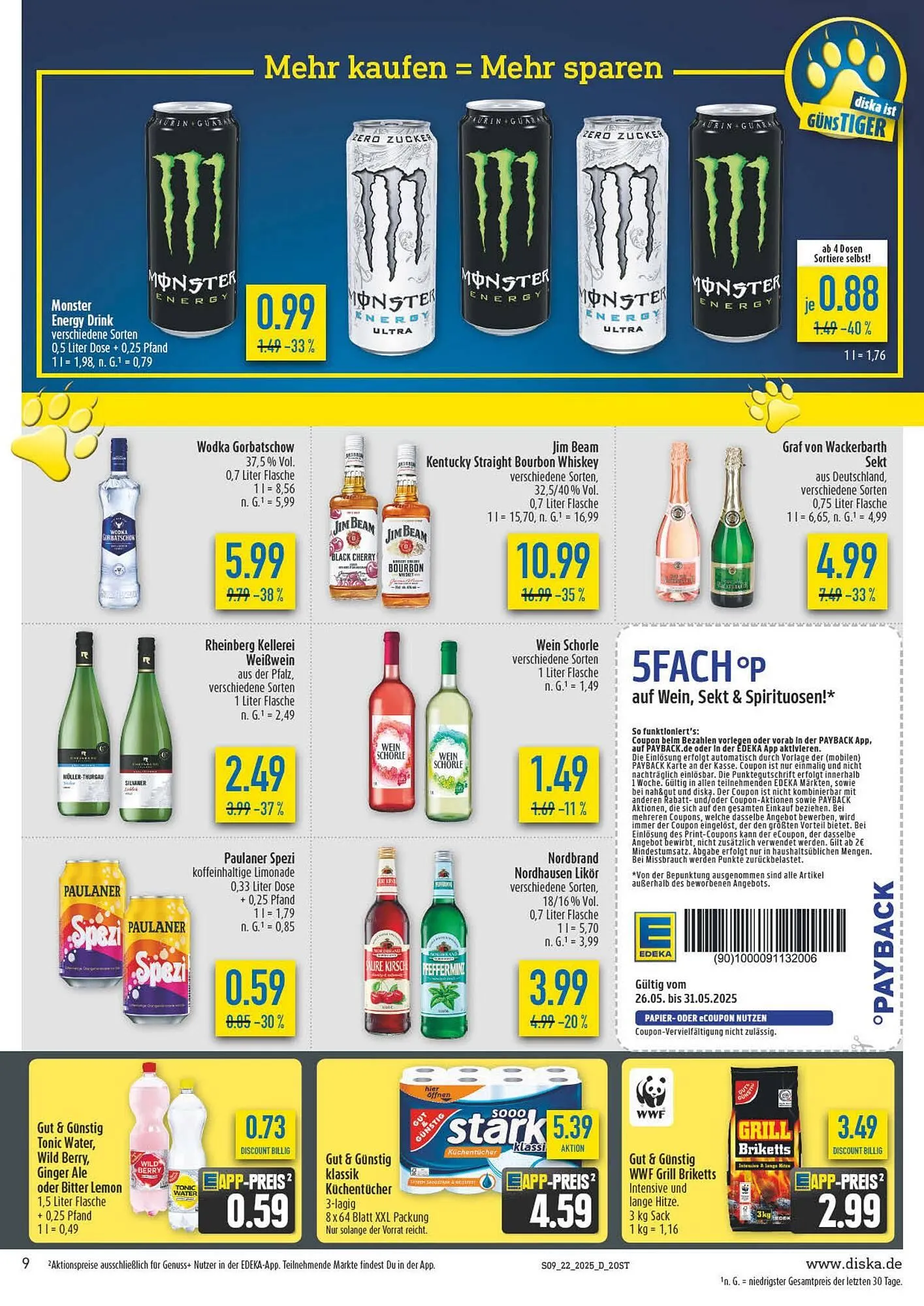 diska Prospekt von 26. Mai bis 31. Mai 2025 - Prospekt seite 9