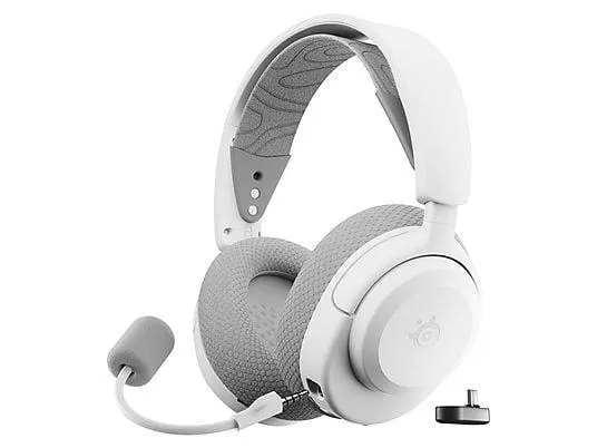STEELSERIES Arctis Nova 3P Wireless, Over-ear Gaming-Headset Bluetooth Weiß