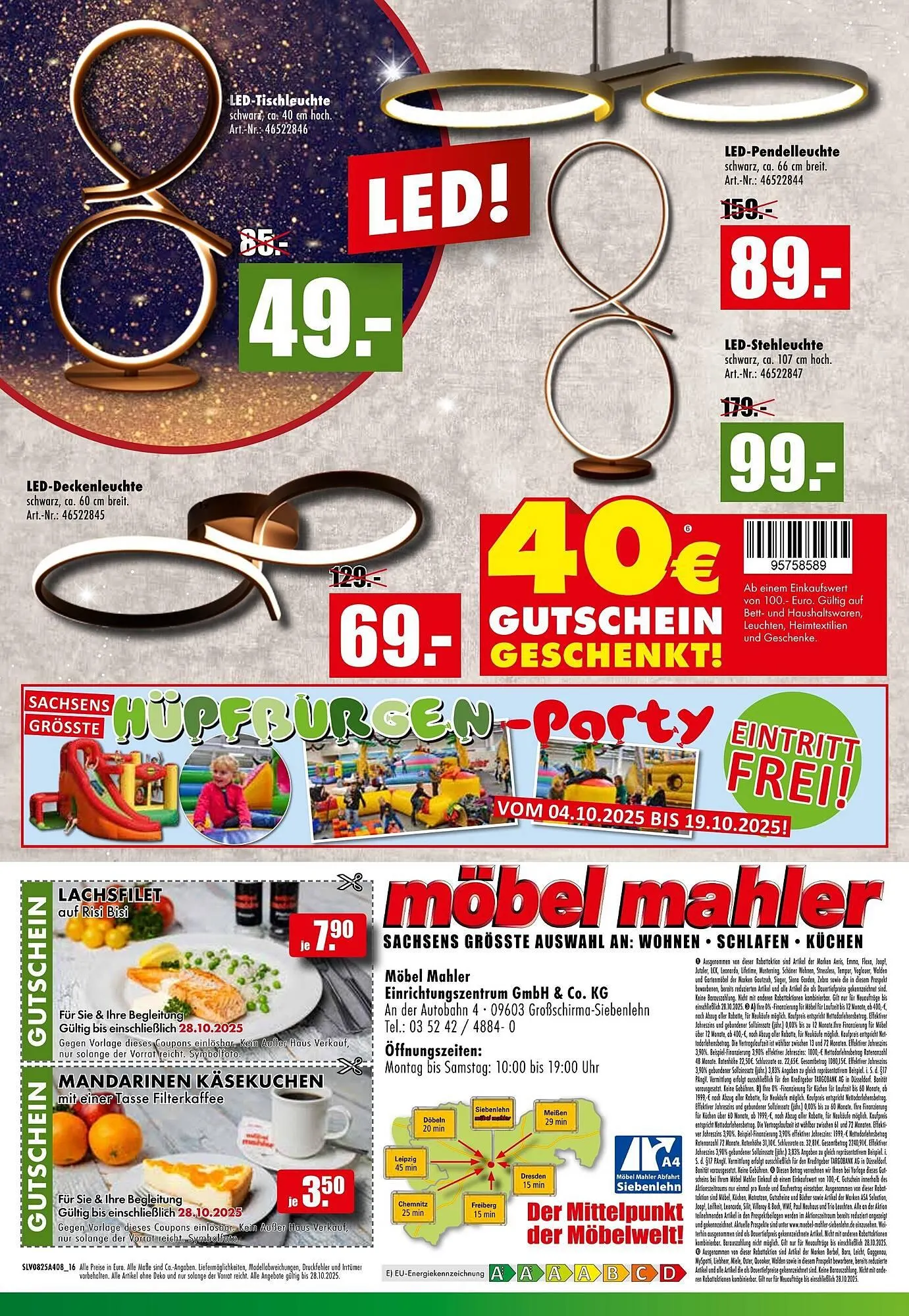 Möbel Mahler Katalog von 1. Oktober bis 28. Oktober 2025 - Prospekt seite 16