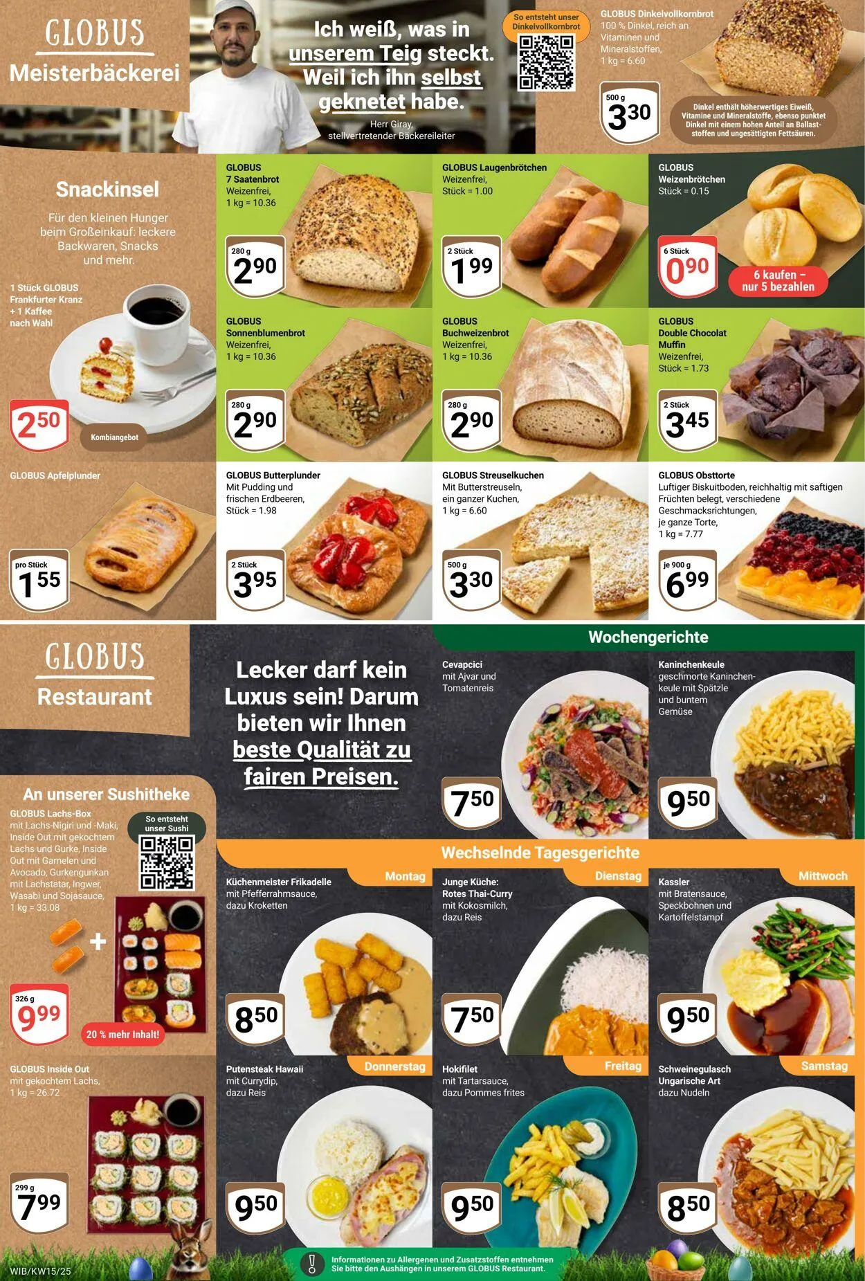 Globus - Wiesbaden Aktueller Prospekt von 7. April bis 12. April 2025 - Prospekt seite 12