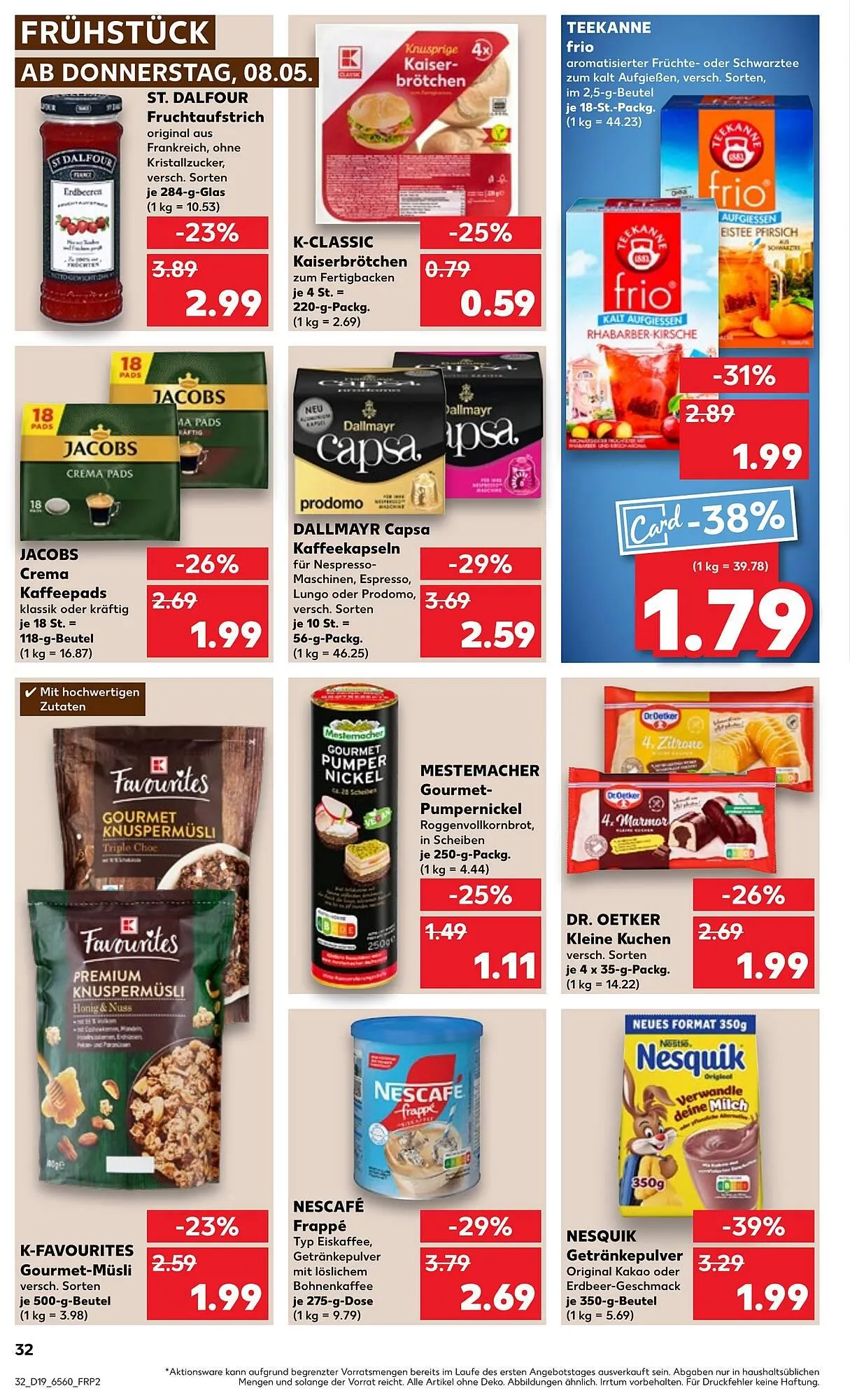 Kaufland Prospekt von 8. Mai bis 14. Mai 2025 - Prospekt seite 32