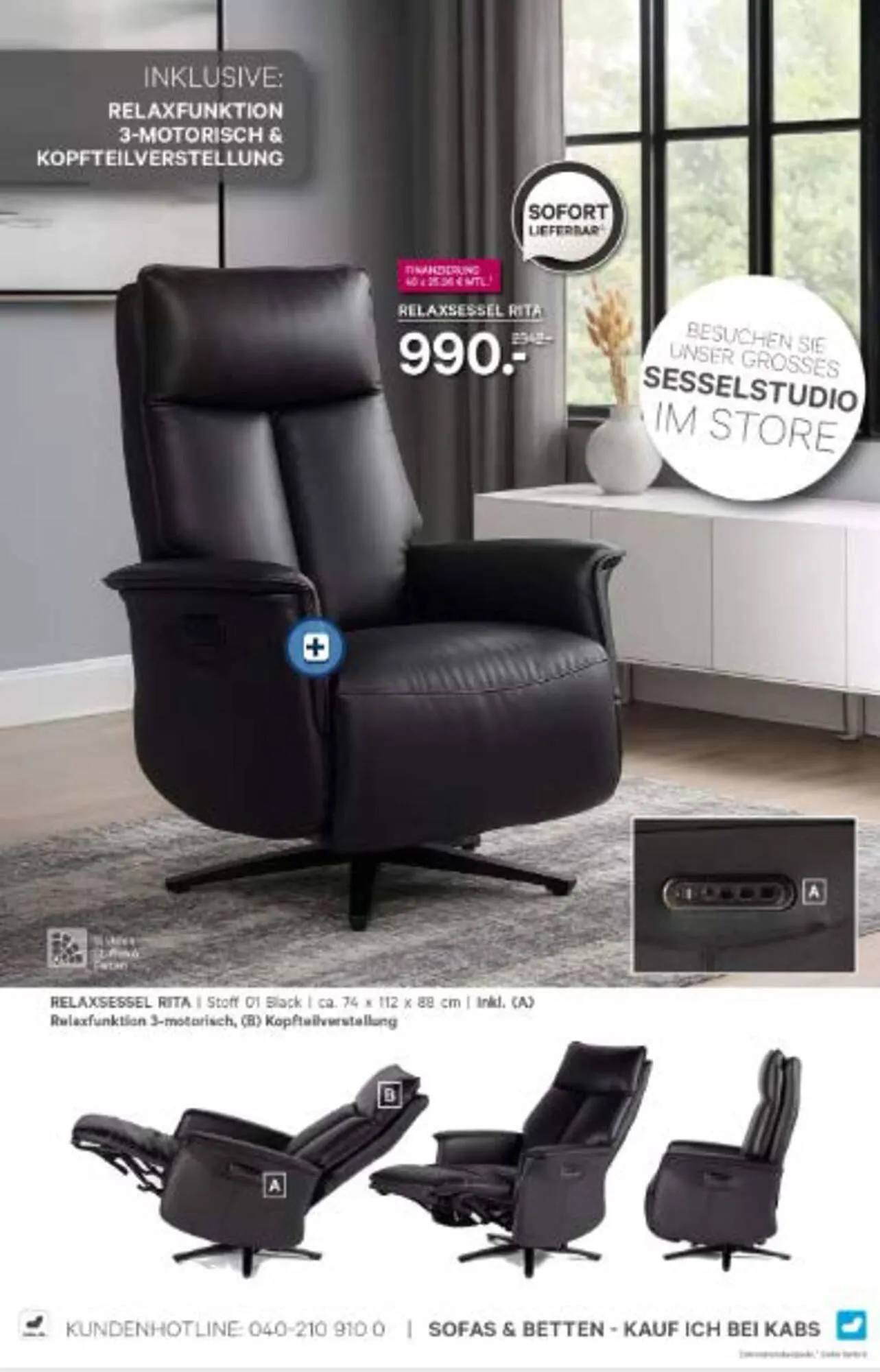 Kabs Polsterwelt Prospekt von 29. Dezember bis 30. Januar 2026 - Prospekt seite 23