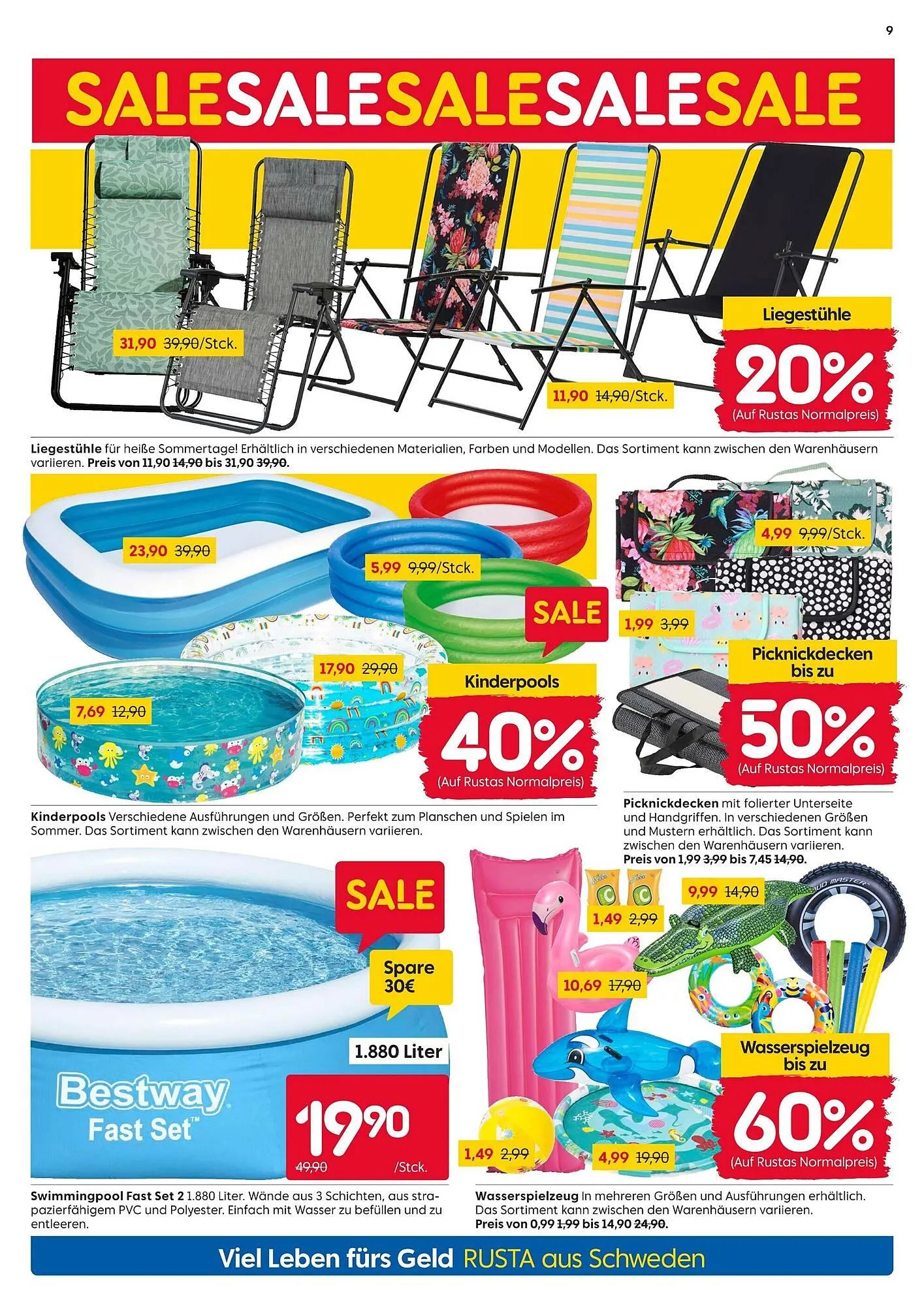 Rusta Prospekt von 12. Juli bis 18. Juli 2025 - Prospekt seite 9