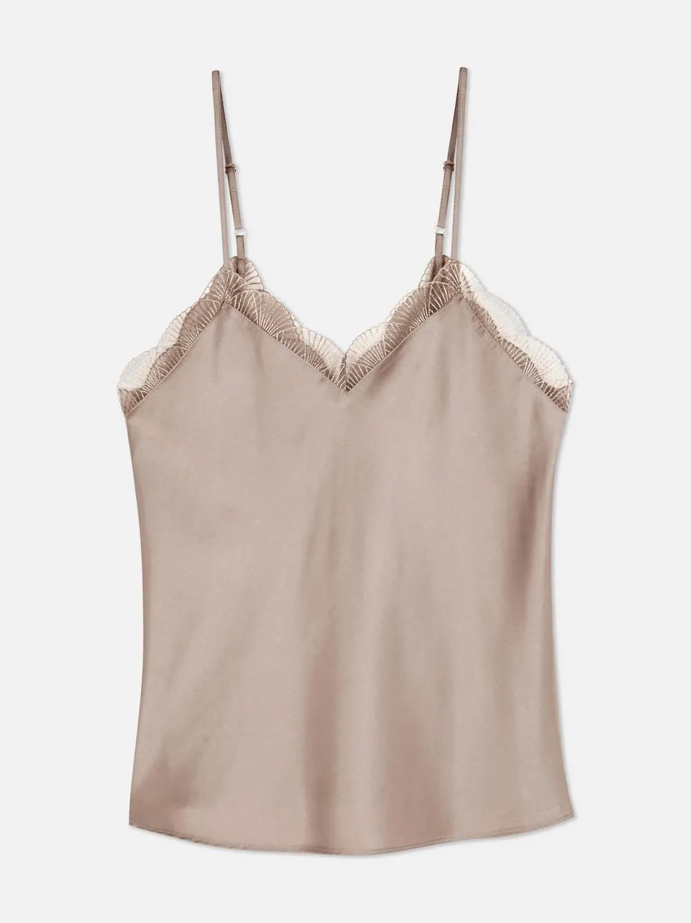 Schlafanzug-Trägertop aus Satin