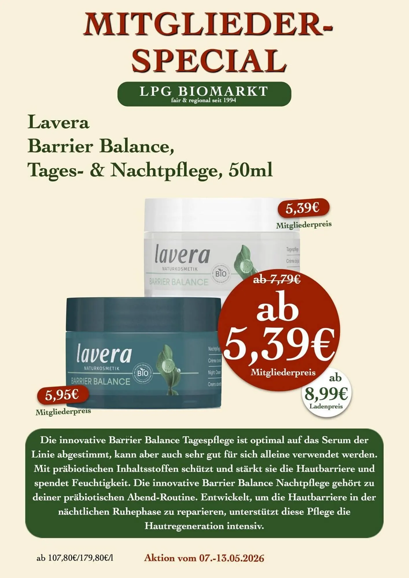 LPG Biomarkt Prospekt von 7. Mai bis 13. Mai 2026 - Prospekt seite 12