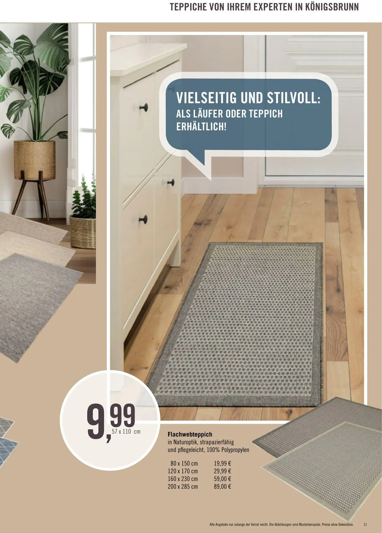 Ihr Teppichfreund Aktueller Prospekt von 27. Mai bis 10. Juni 2025 - Prospekt seite 11