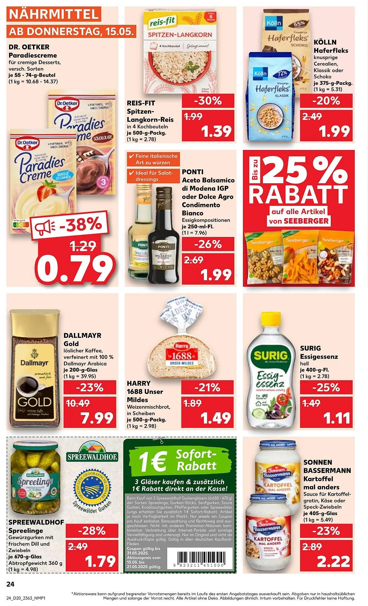 Kaufland Prospekt von 15. Mai bis 21. Mai 2025 - Prospekt seite 24