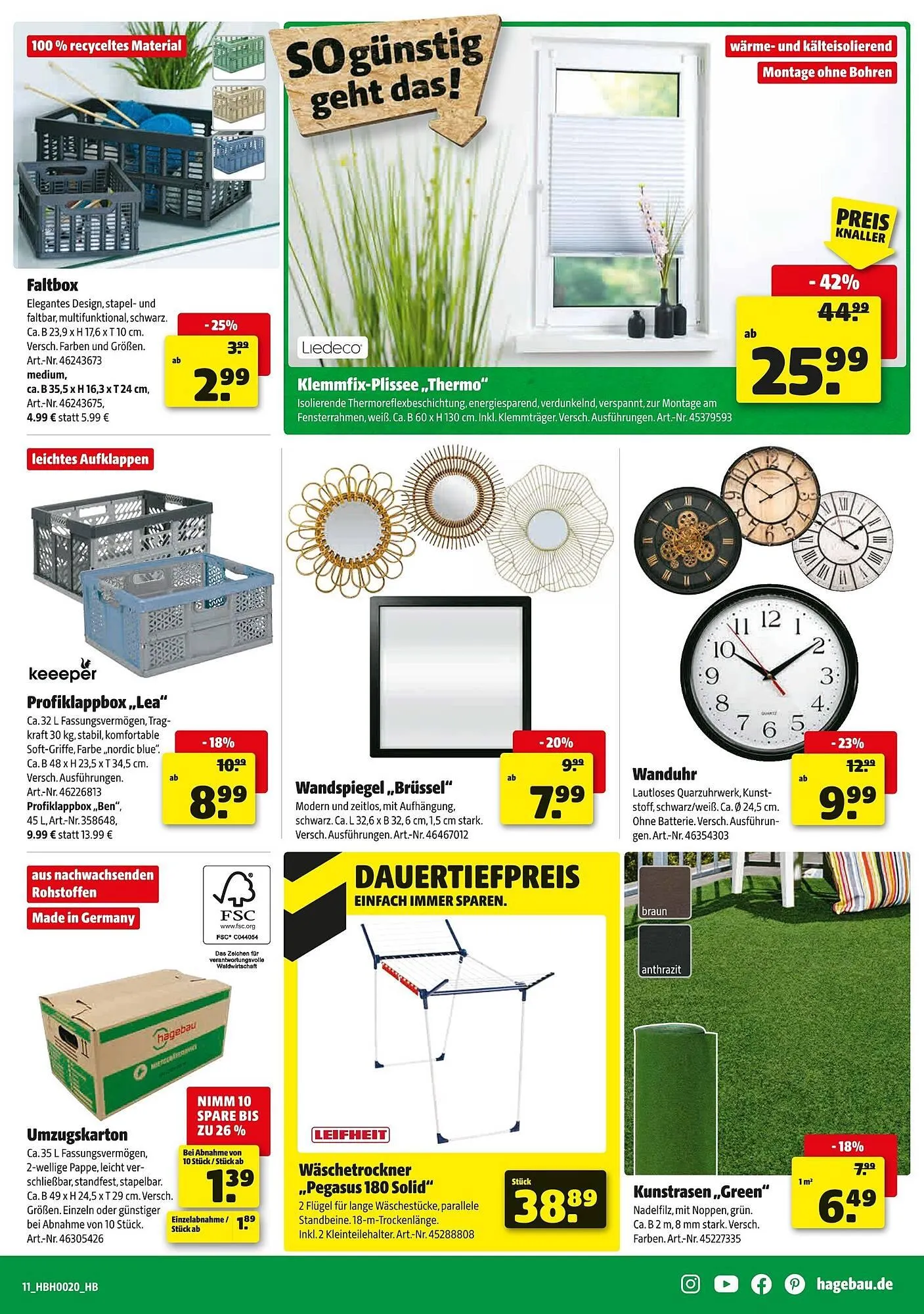 Hagebau Prospekt von 10. Mai bis 17. Mai 2025 - Prospekt seite 11