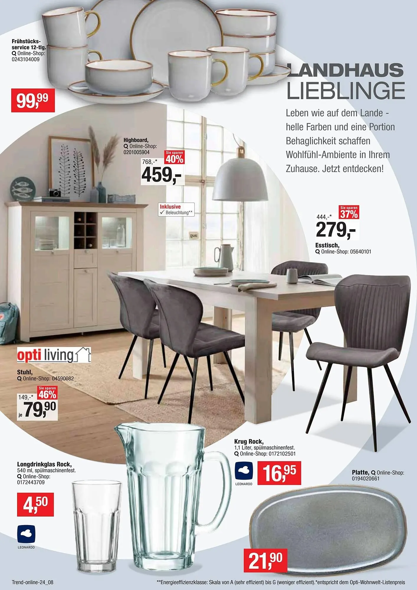 Opti Wohnwelt Prospekt von 12. Mai bis 1. August 2025 - Prospekt seite 8