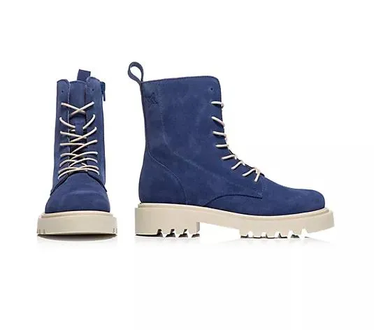 Wählen Sie Ihre Variante: DAWID by Dawid Tomaszewski Damen-Stiefelette echt Leder Profilsohle