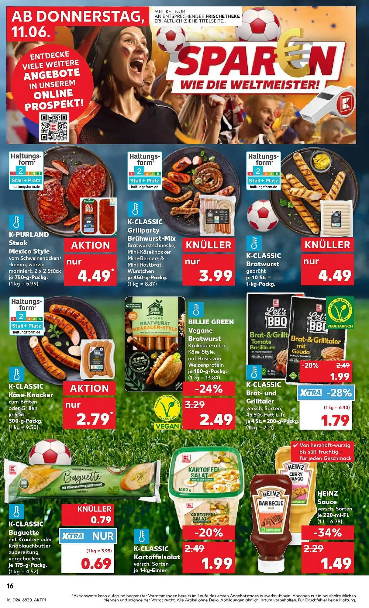 Kaufland Prospekt von 11. Juni bis 17. Juni 2026 - Prospekt seite 16
