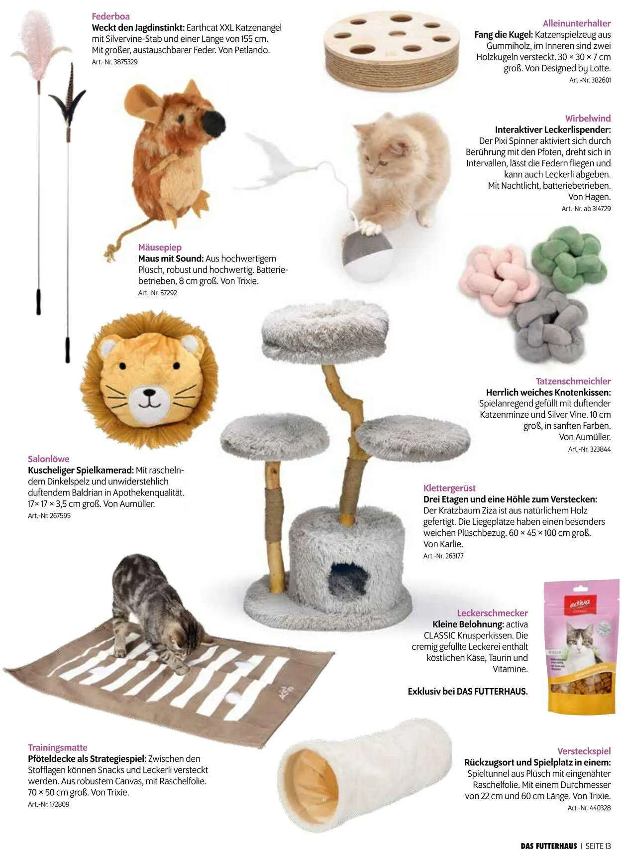 Futterhaus Aktueller Prospekt von 1. August bis 31. August 2025 - Prospekt seite 13