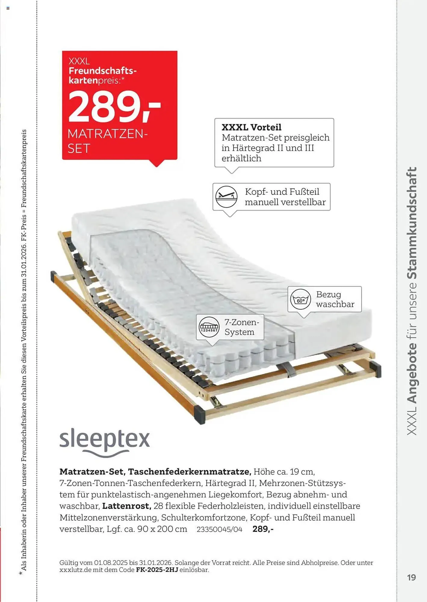 XXXLutz Prospekt von 1. August bis 31. Januar 2026 - Prospekt seite 19