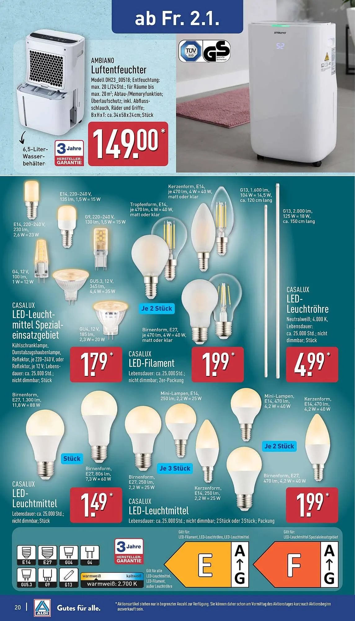 Aldi Nord Prospekt von 29. Dezember bis 3. Januar 2026 - Prospekt seite 20