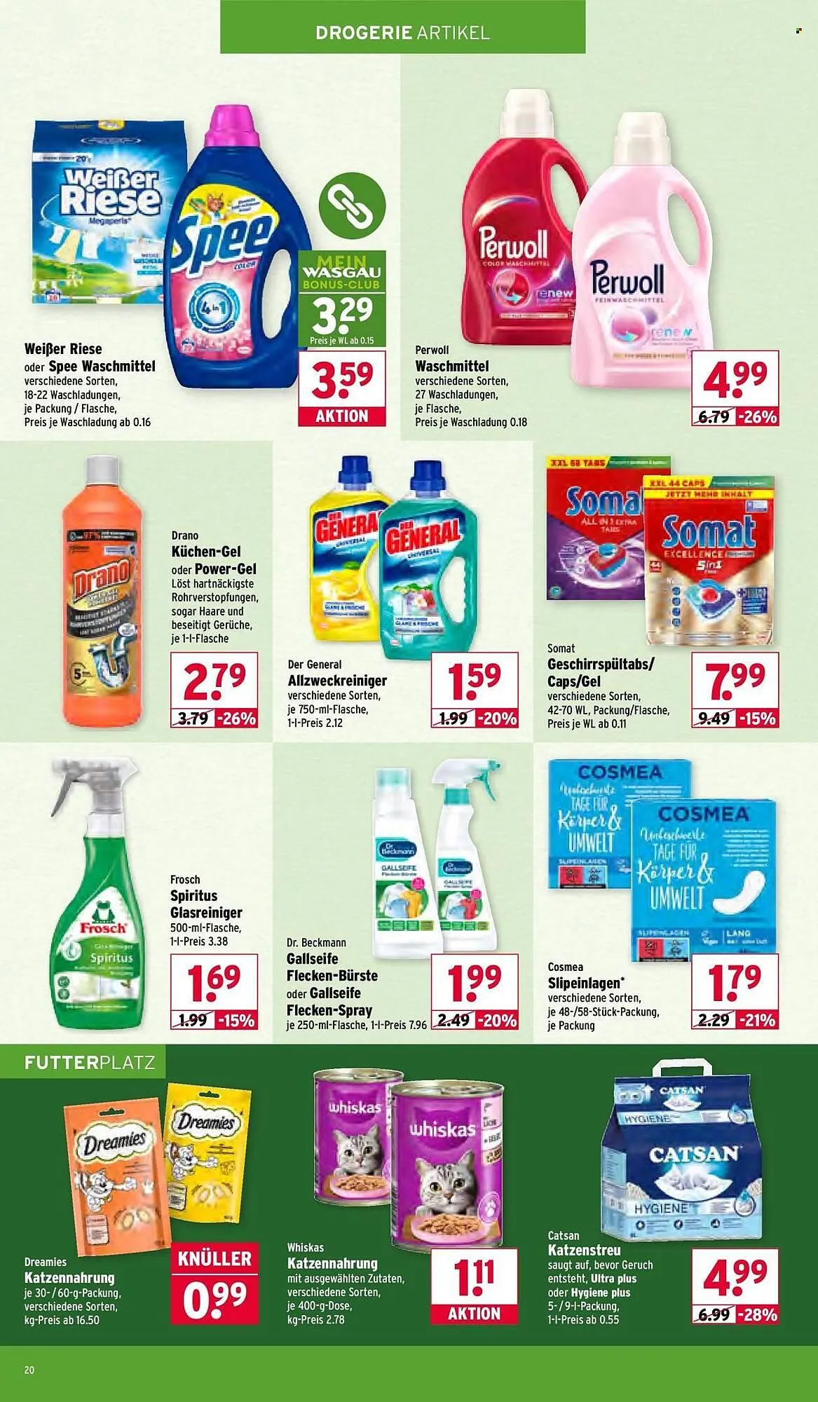 Wasgau Prospekt von 26. Januar bis 31. Januar 2026 - Prospekt seite 20