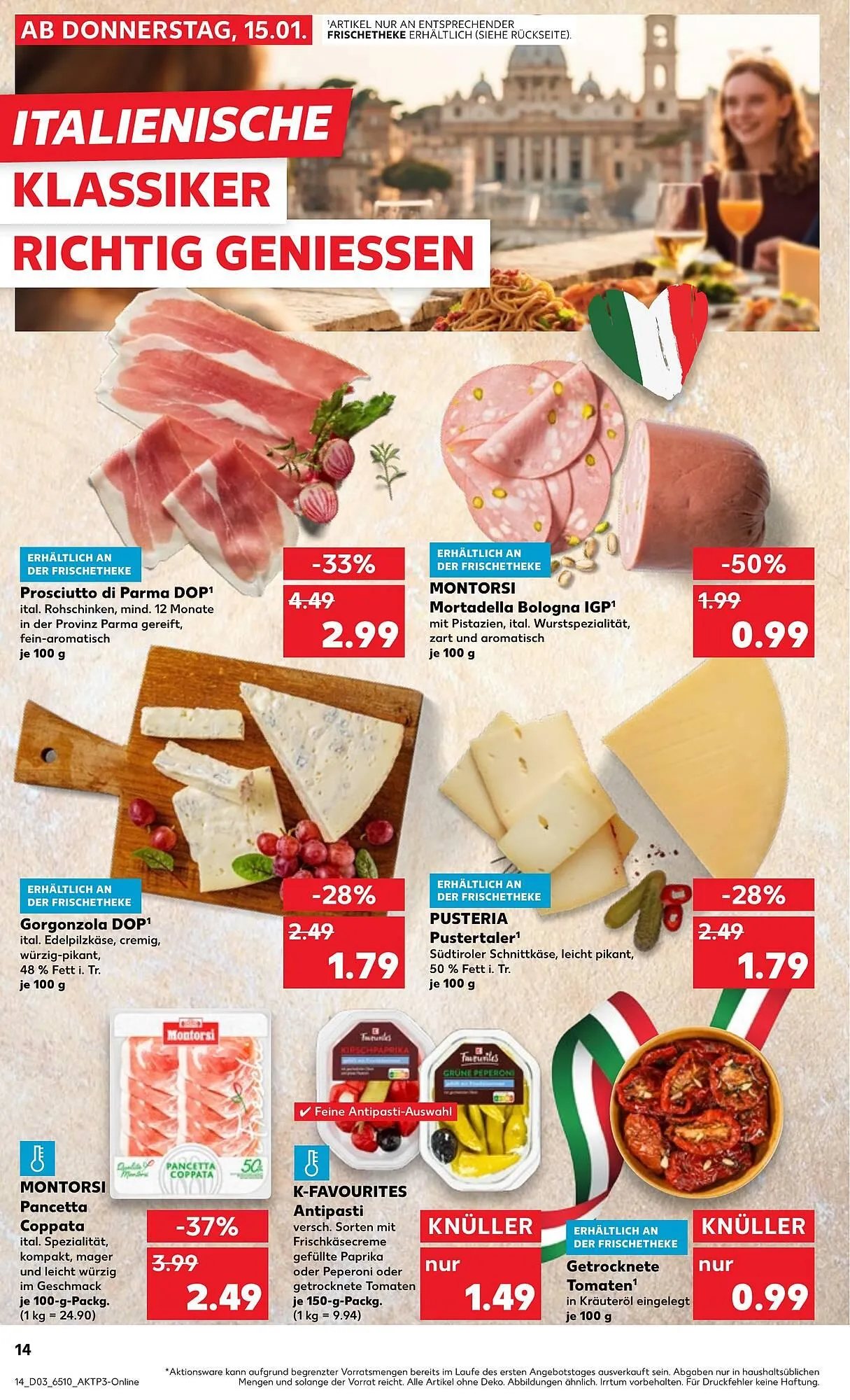 Kaufland Prospekt von 15. Januar bis 21. Januar 2026 - Prospekt seite 14