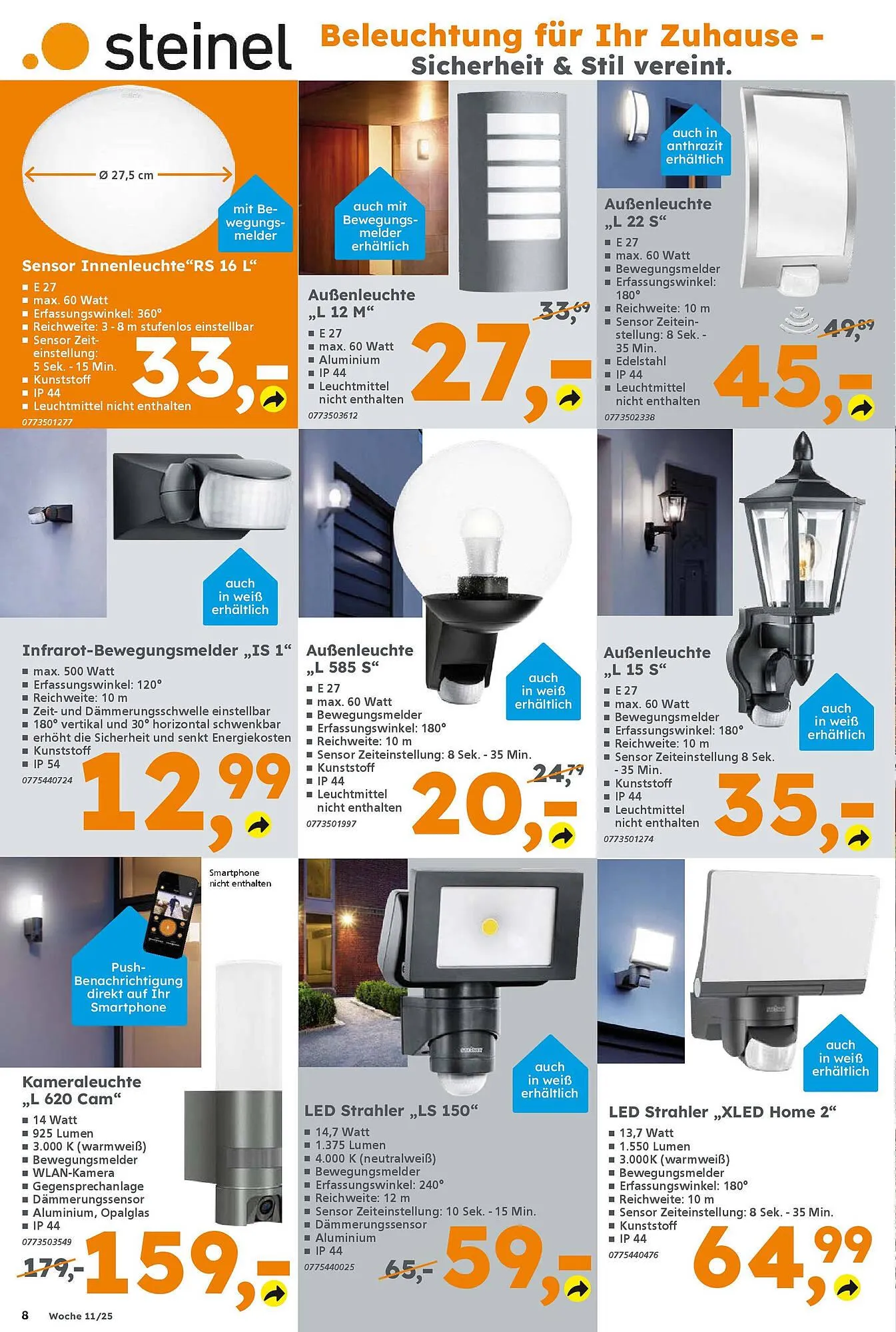 Globus Baumarkt Prospekt von 9. März bis 15. März 2025 - Prospekt seite 8