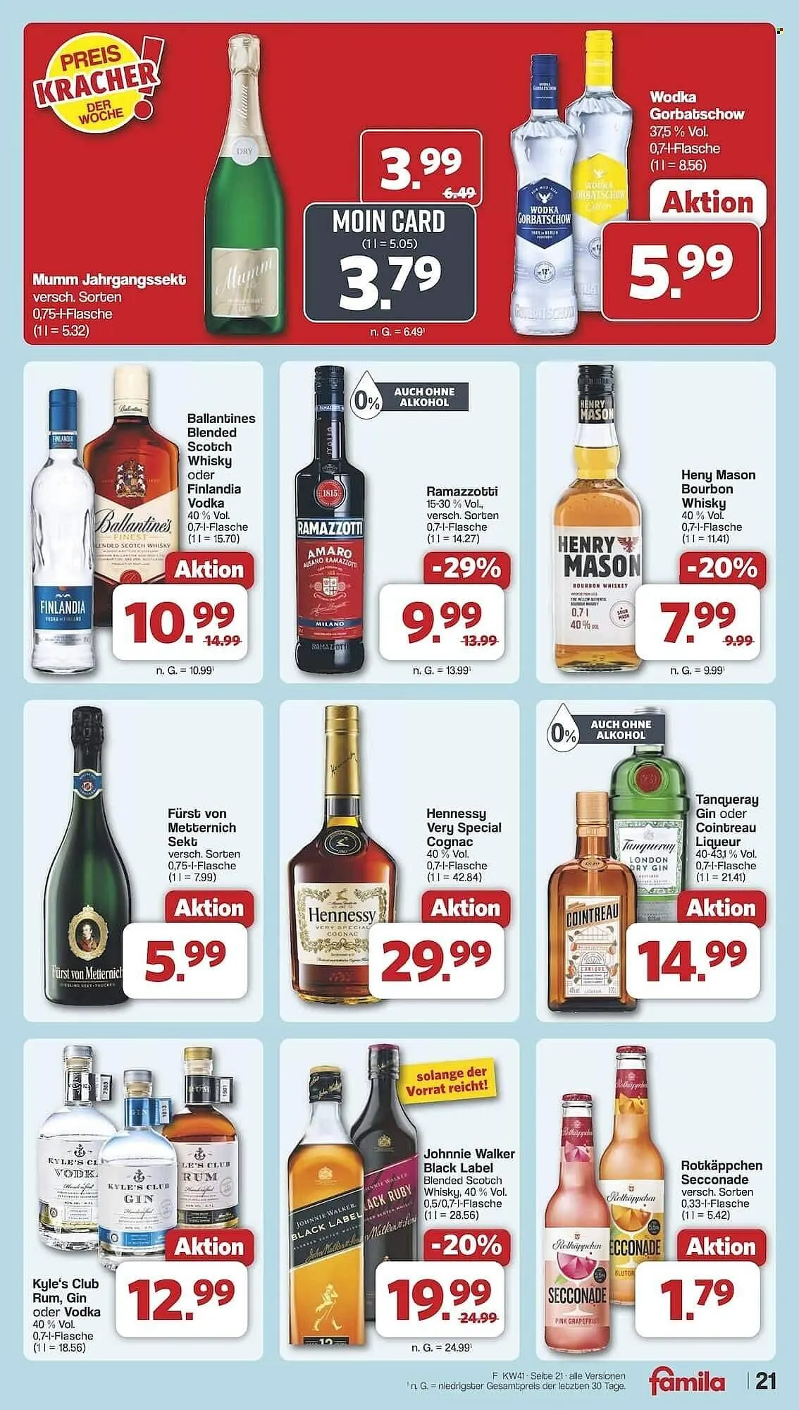 Famila Nord Ost Prospekt von 6. Oktober bis 11. Oktober 2025 - Prospekt seite 23