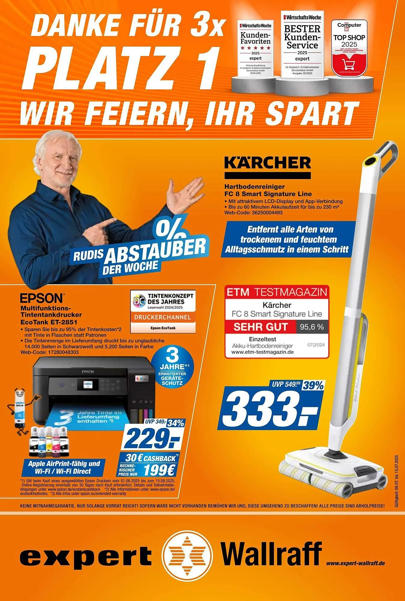 Expert Prospekt von 9. Juli bis 16. Juli 2025 - Prospekt seite 1