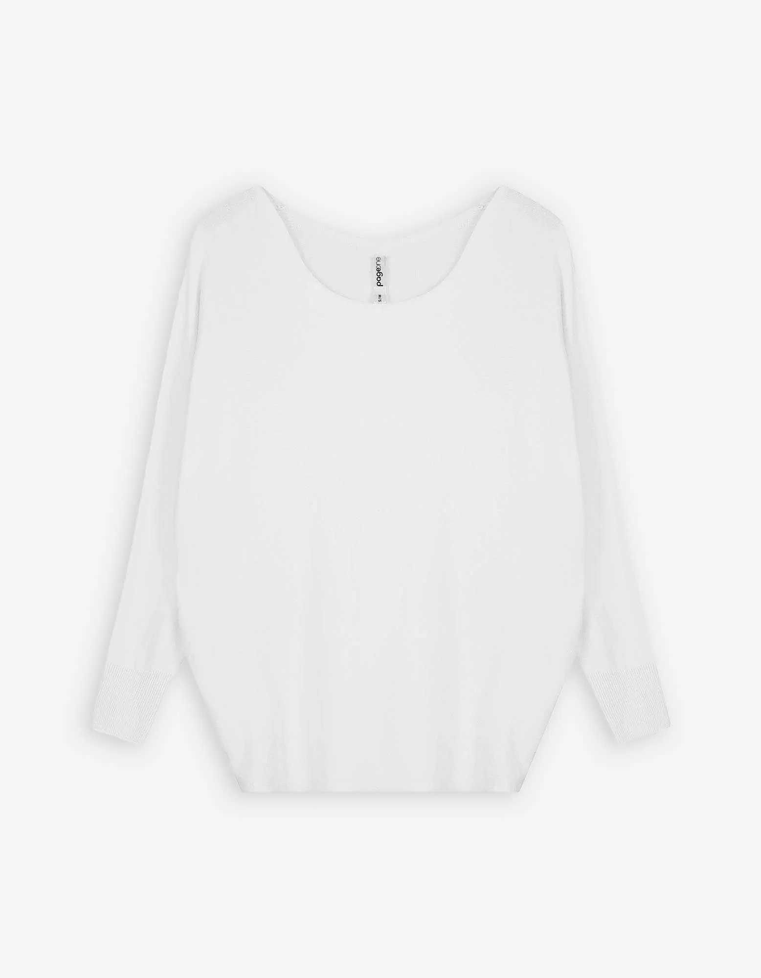 Pullover - Oversized Fit - weiß