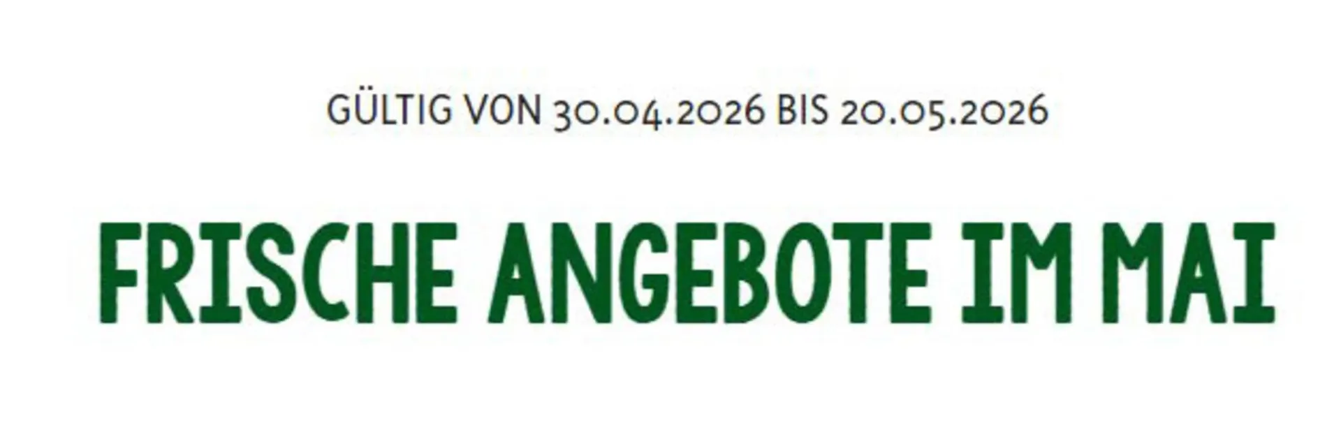 Biocompany Prospekt von 10. Mai bis 20. Mai 2026 - Prospekt seite 1