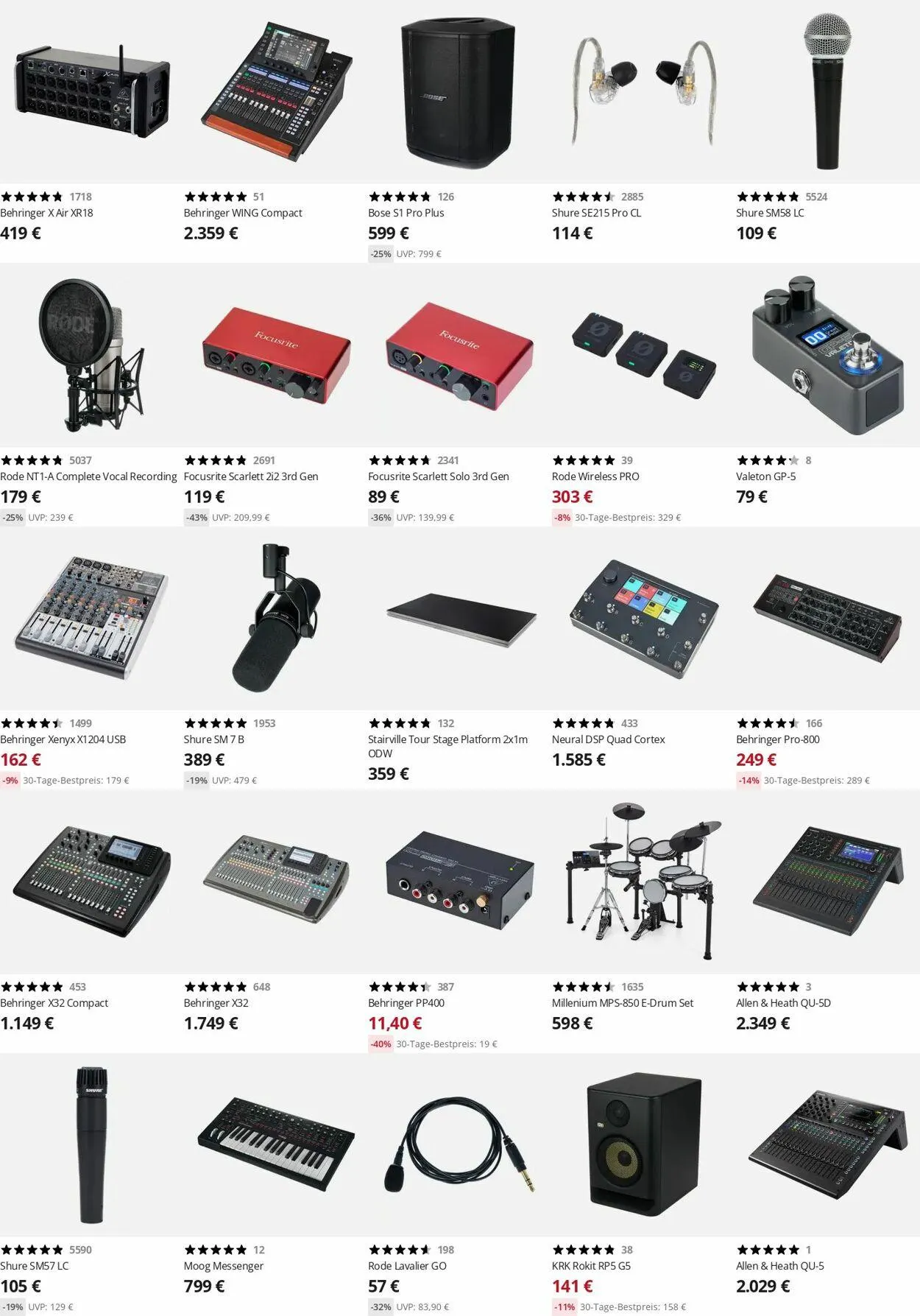 Thomann Aktueller Prospekt von 28. Juli bis 6. August 2025 - Prospekt seite 5