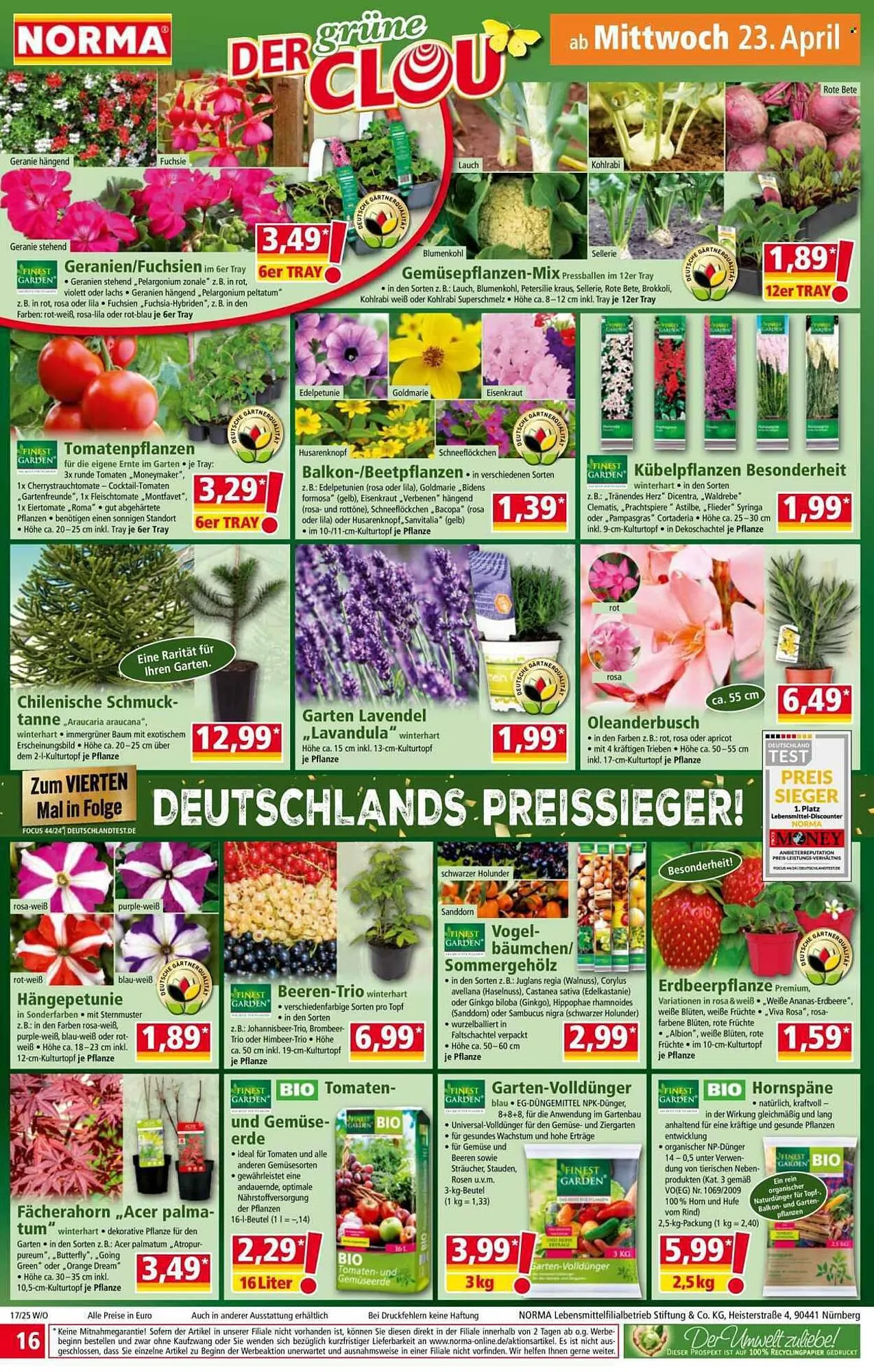 Norma Prospekt von 22. April bis 27. April 2025 - Prospekt seite 16