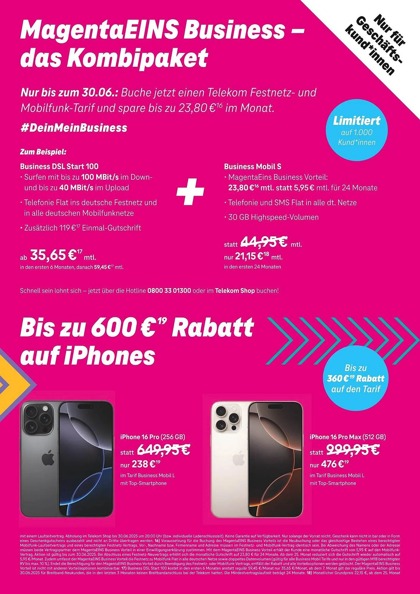 Telekom Shop Prospekt von 9. Juni bis 22. Juni 2025 - Prospekt seite 8