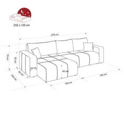 Ecksofa PEDRO XL