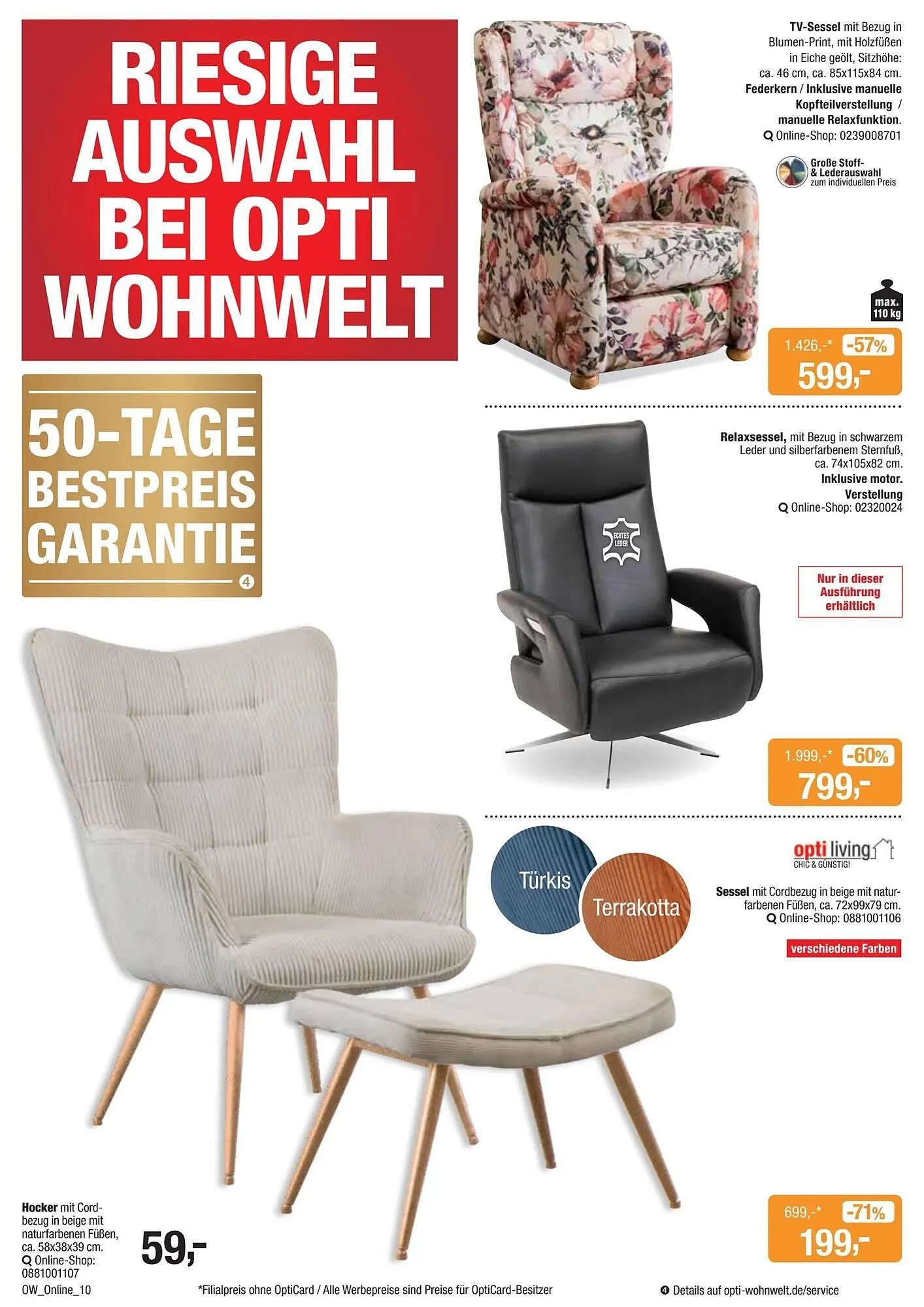 Opti Wohnwelt Prospekt von 9. Dezember bis 19. Dezember 2026 - Prospekt seite 10