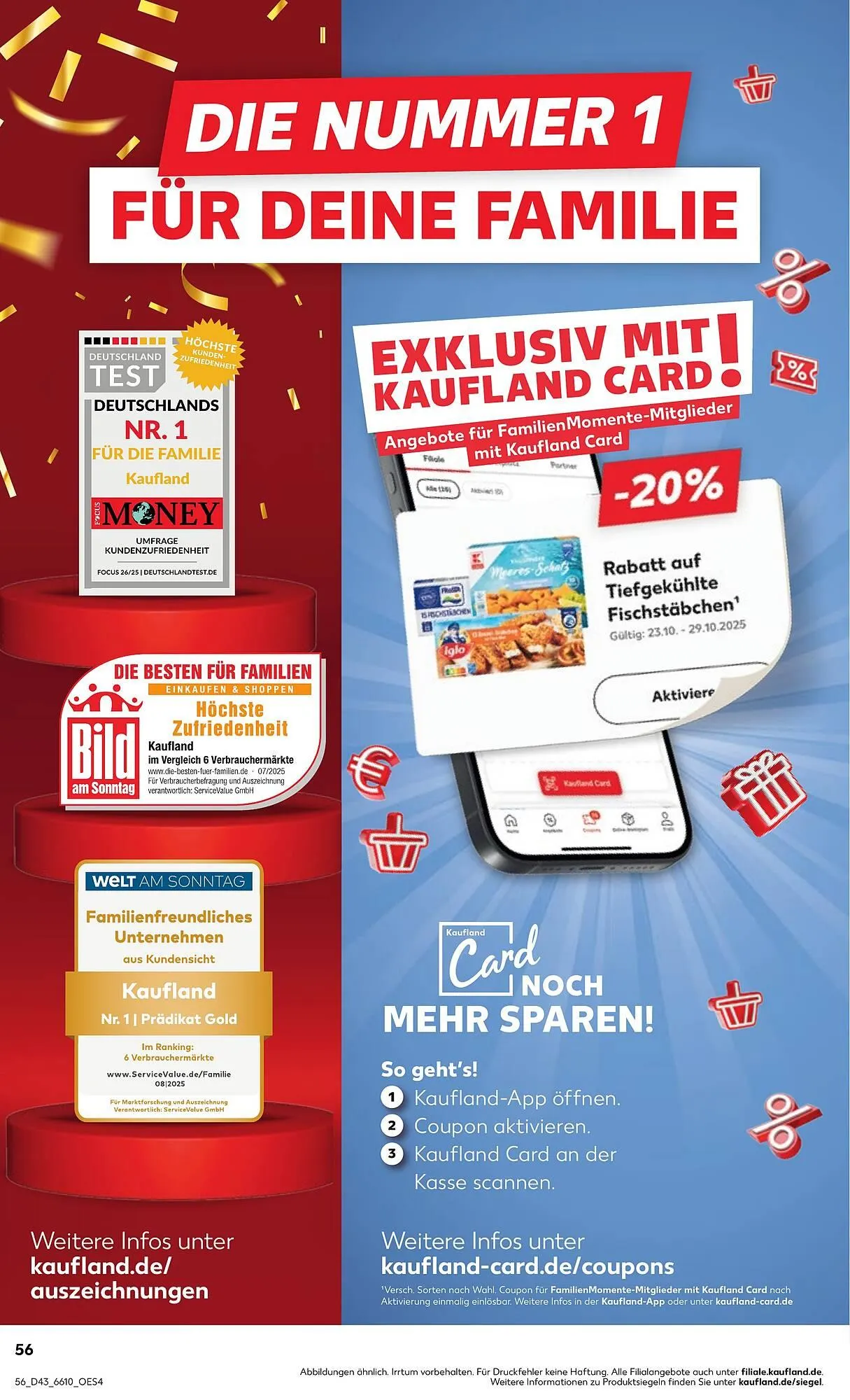 Kaufland Prospekt von 23. Oktober bis 29. Oktober 2025 - Prospekt seite 56