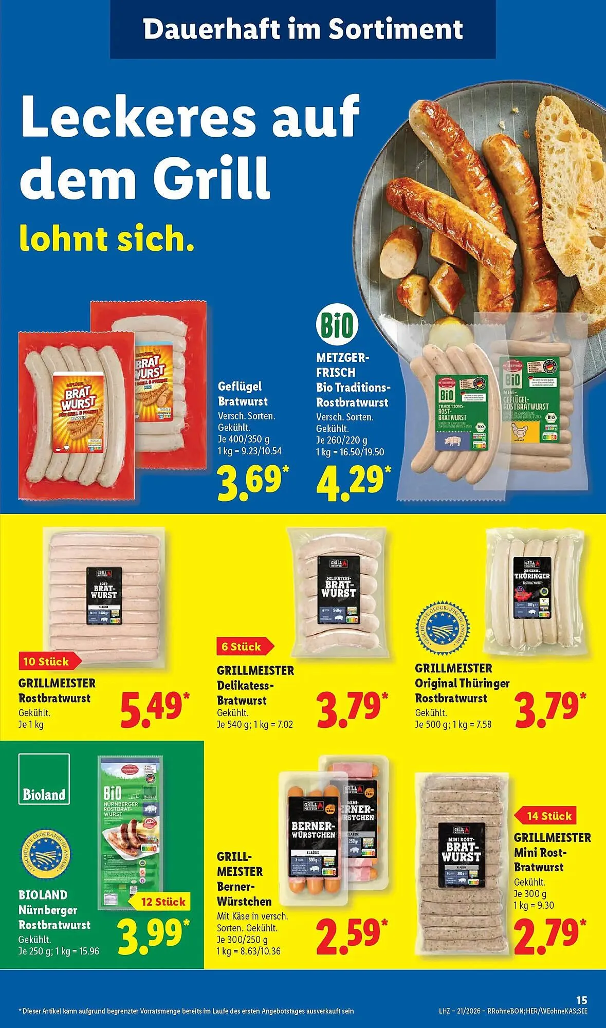 Lidl Prospekt von 17. Mai bis 23. Mai 2026 - Prospekt seite 21