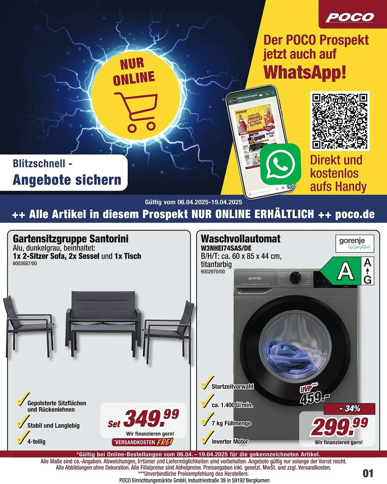 Poco Prospekt von 6. April bis 19. April 2025 - Prospekt seite 1