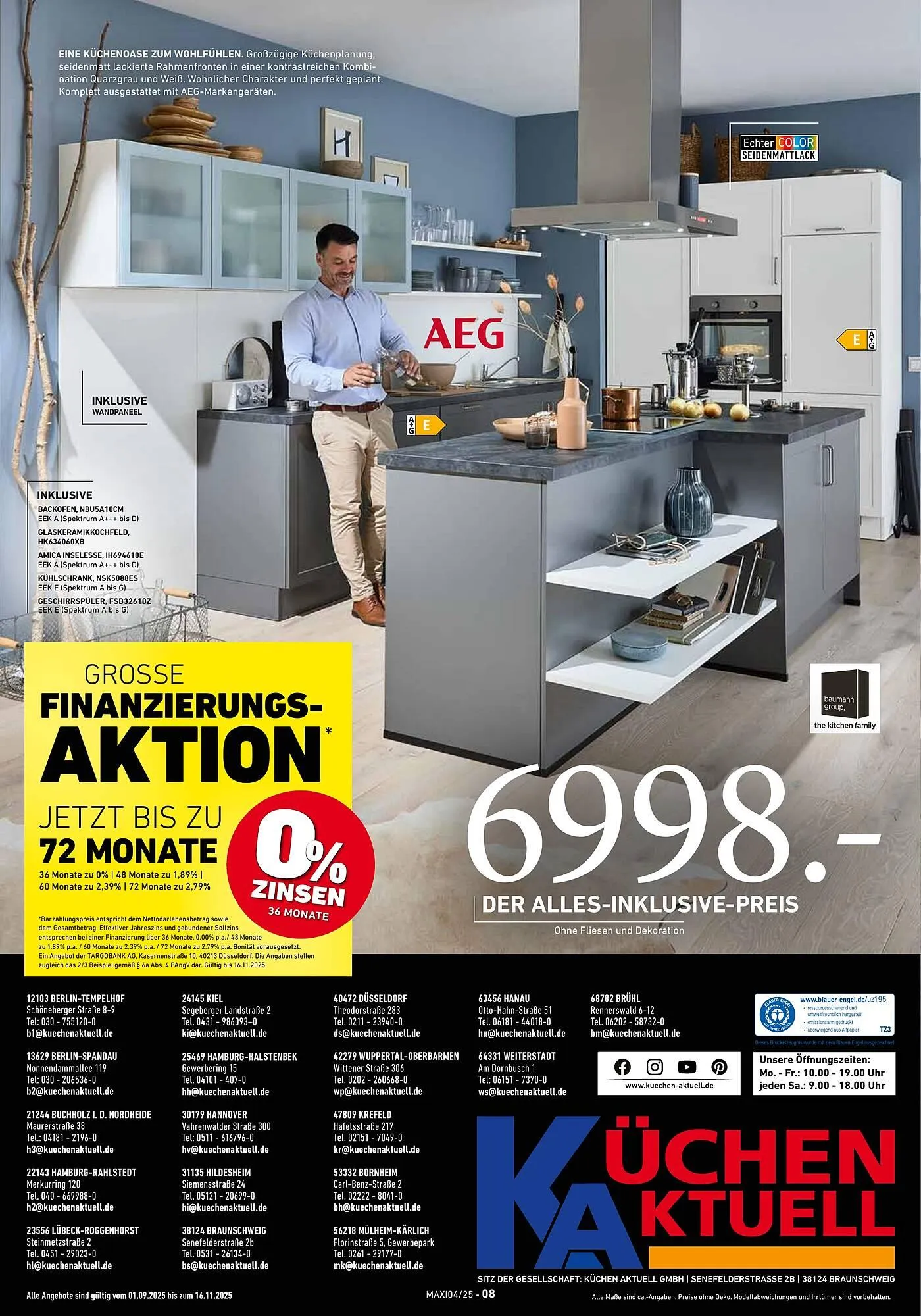 Küchen Aktuell Prospekt von 1. September bis 16. November 2025 - Prospekt seite 8