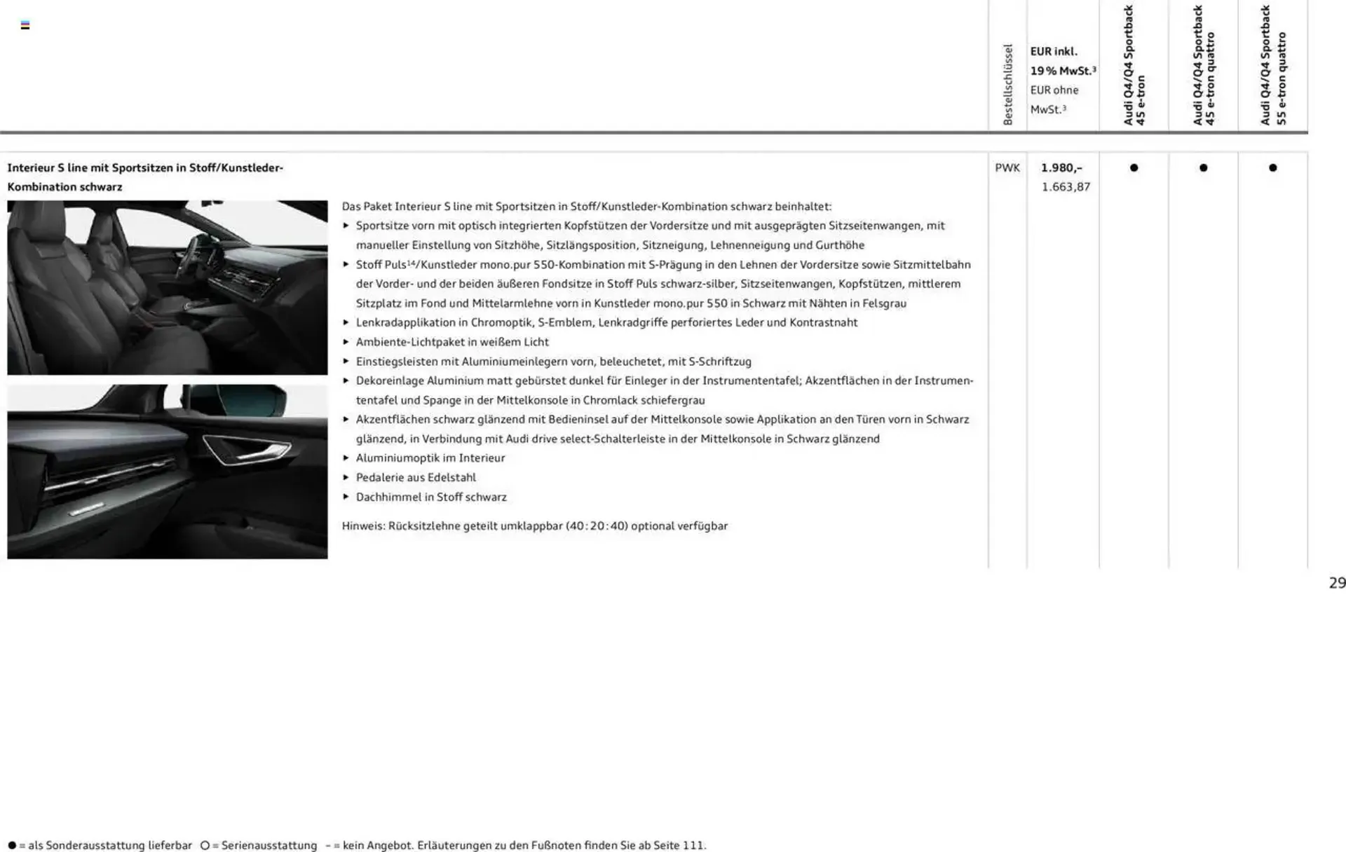 Audi Prospekt von 29. Januar bis 23. Januar 2026 - Prospekt seite 29