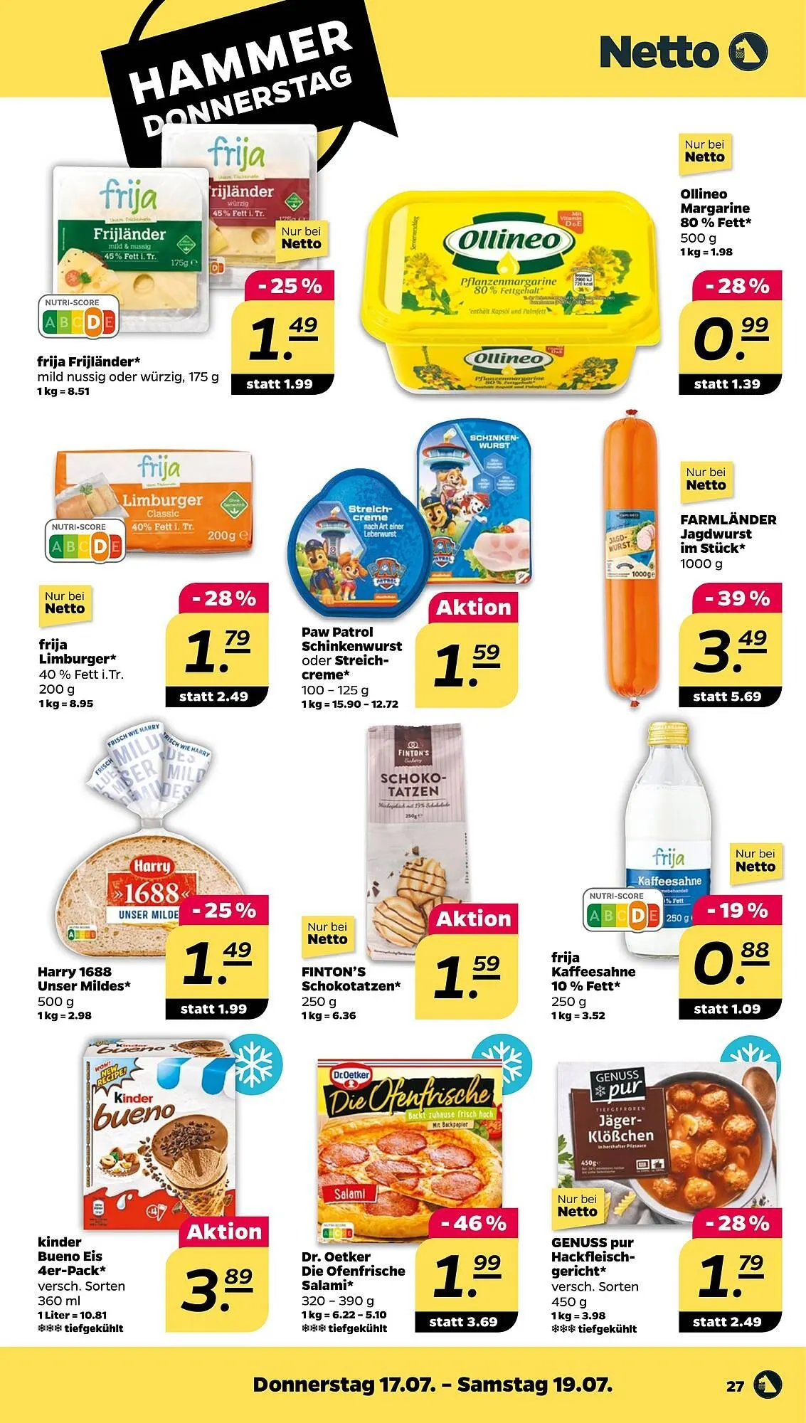 NETTO Prospekt von 14. Juli bis 19. Juli 2025 - Prospekt seite 29
